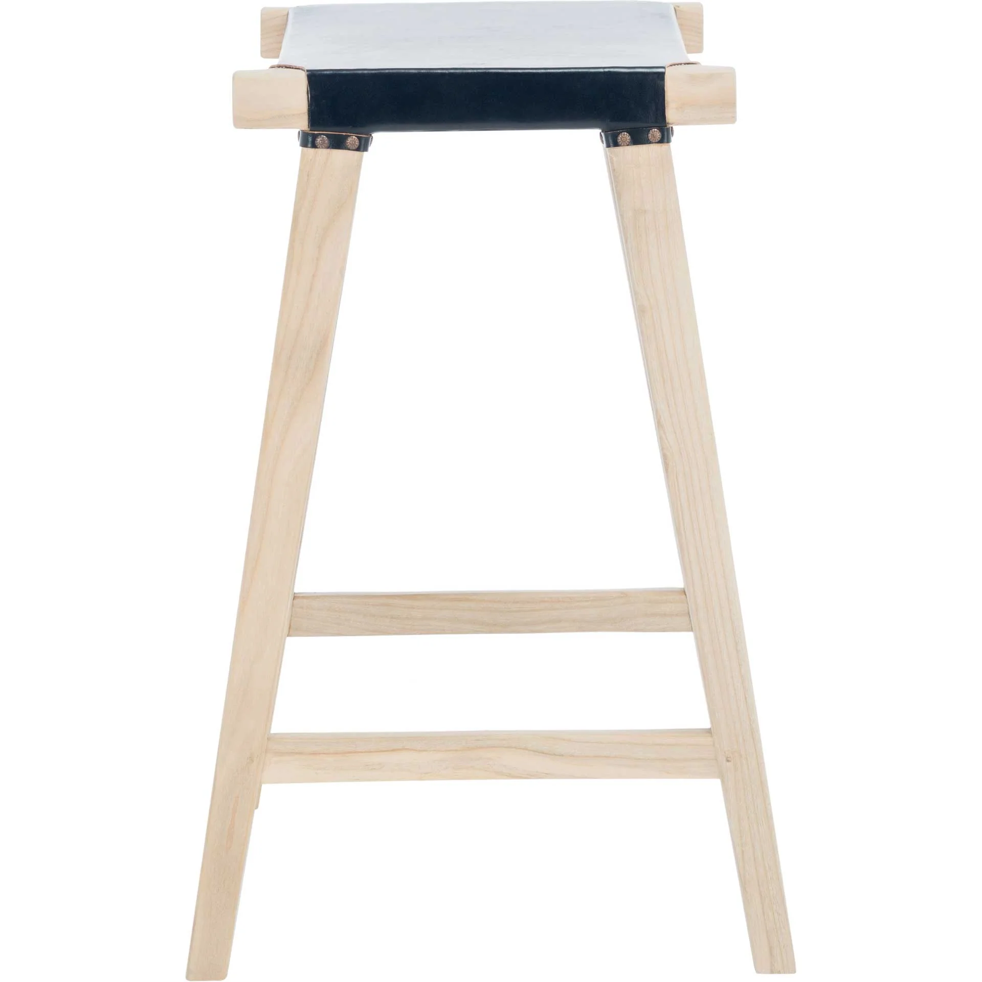 Aali Rectangle Bar Stool Black/Natural - Image 2