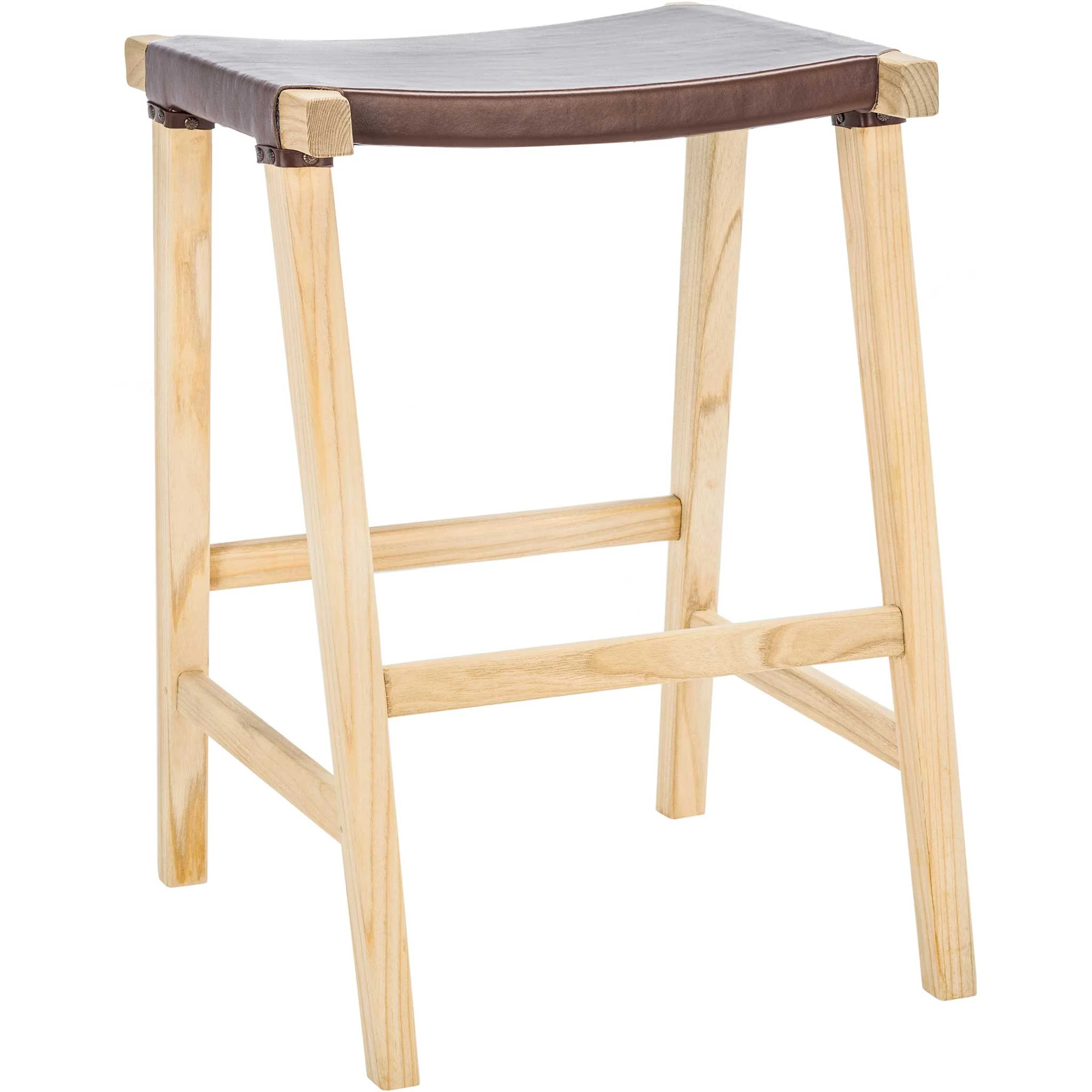 Aali Rectangle Bar Stool Cognac/Natural - Image 10