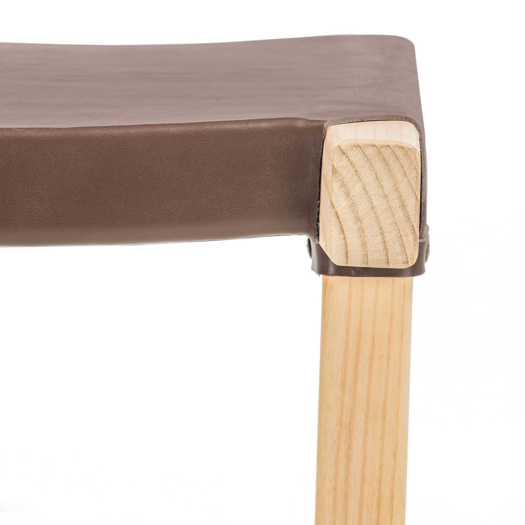 Aali Rectangle Bar Stool Cognac/Natural - Image 12
