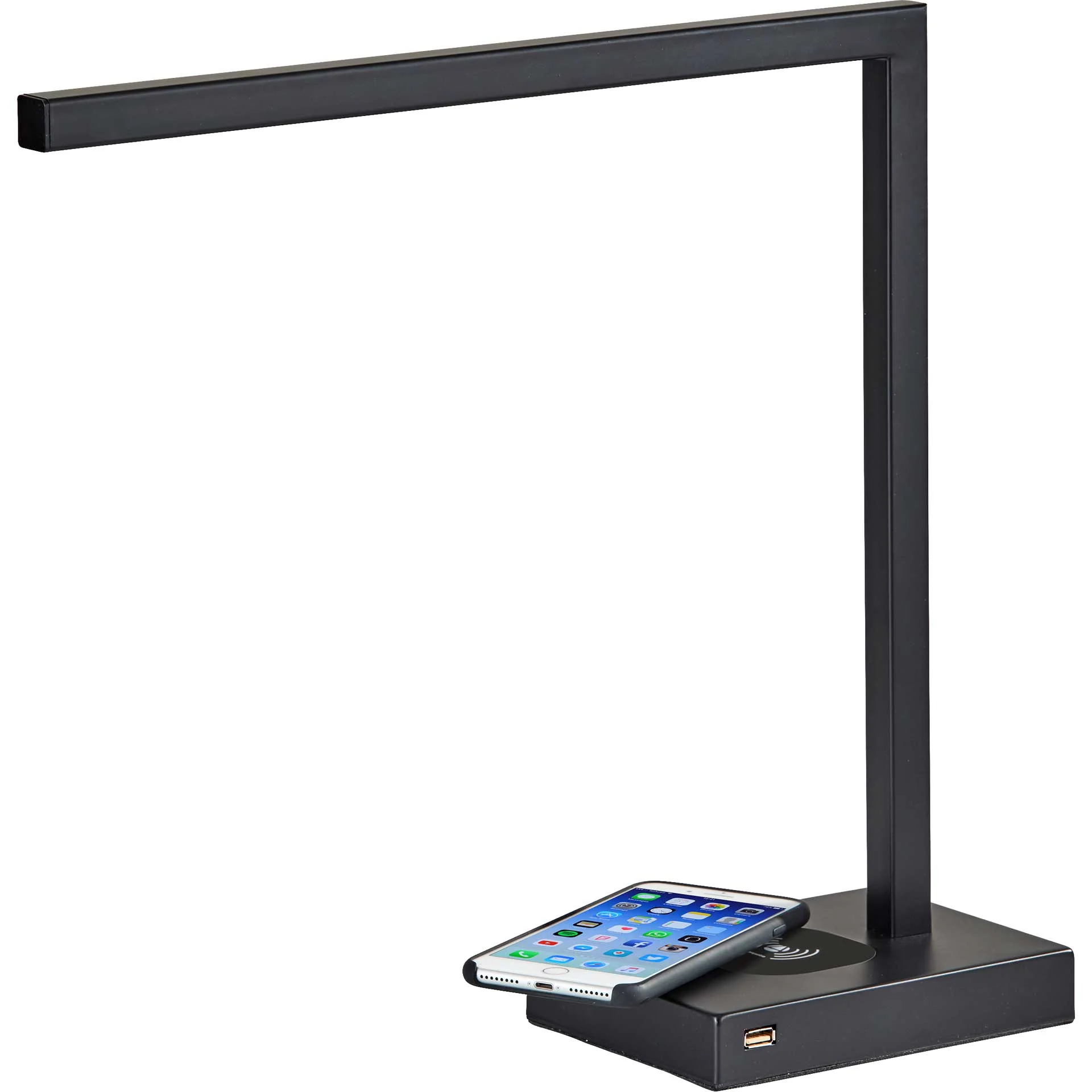 Abbeville Wireless Charge Desk Lamp Black - Image 2