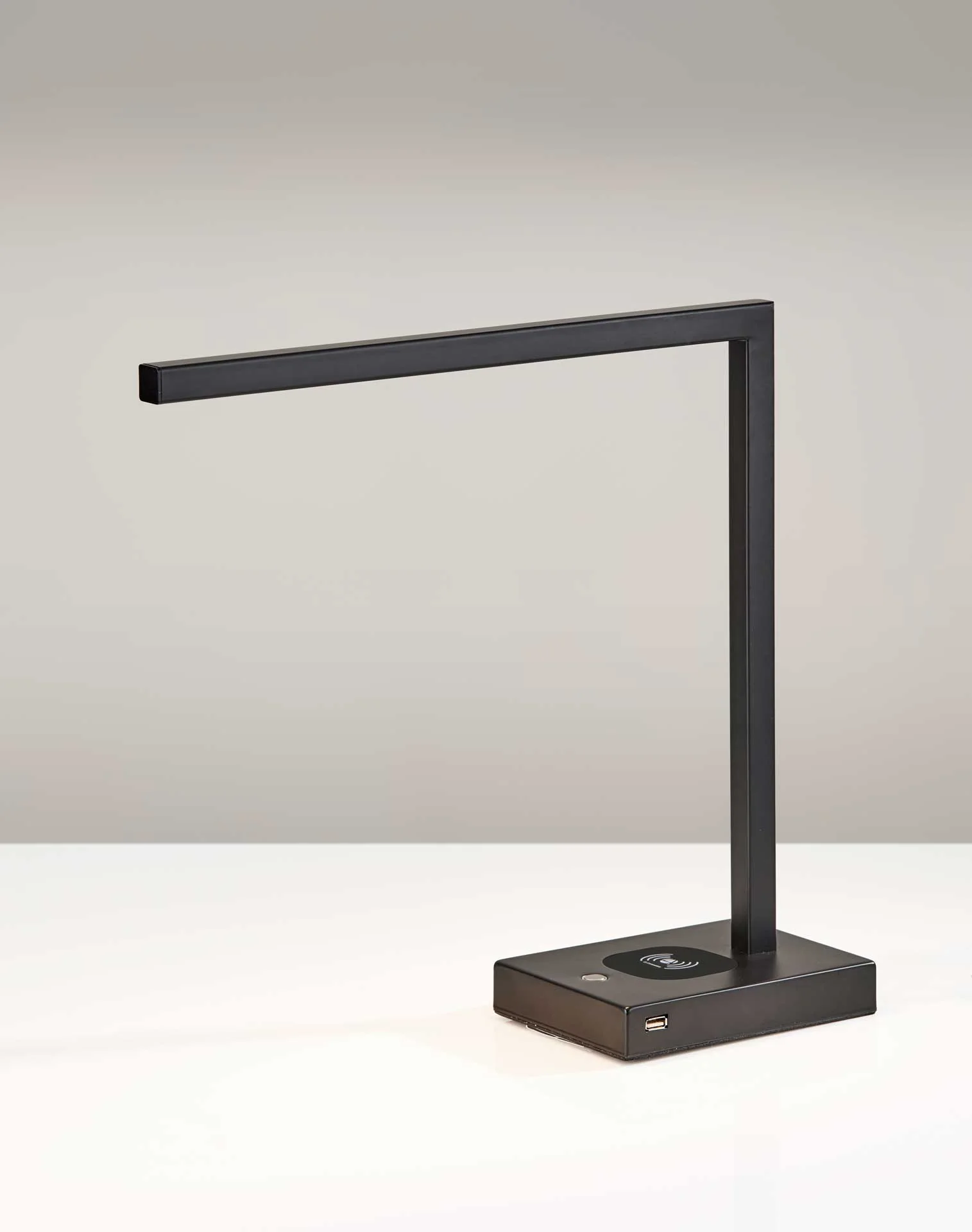 Abbeville Wireless Charge Desk Lamp Black - Image 3