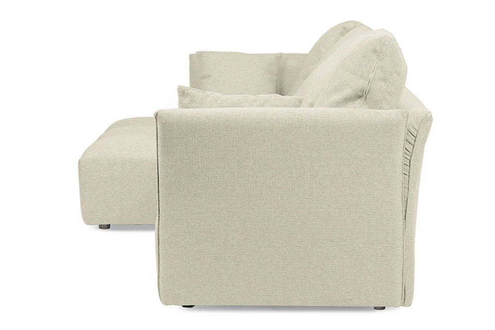 Abbison Fabric Sectional Sofa Beige - Image 3