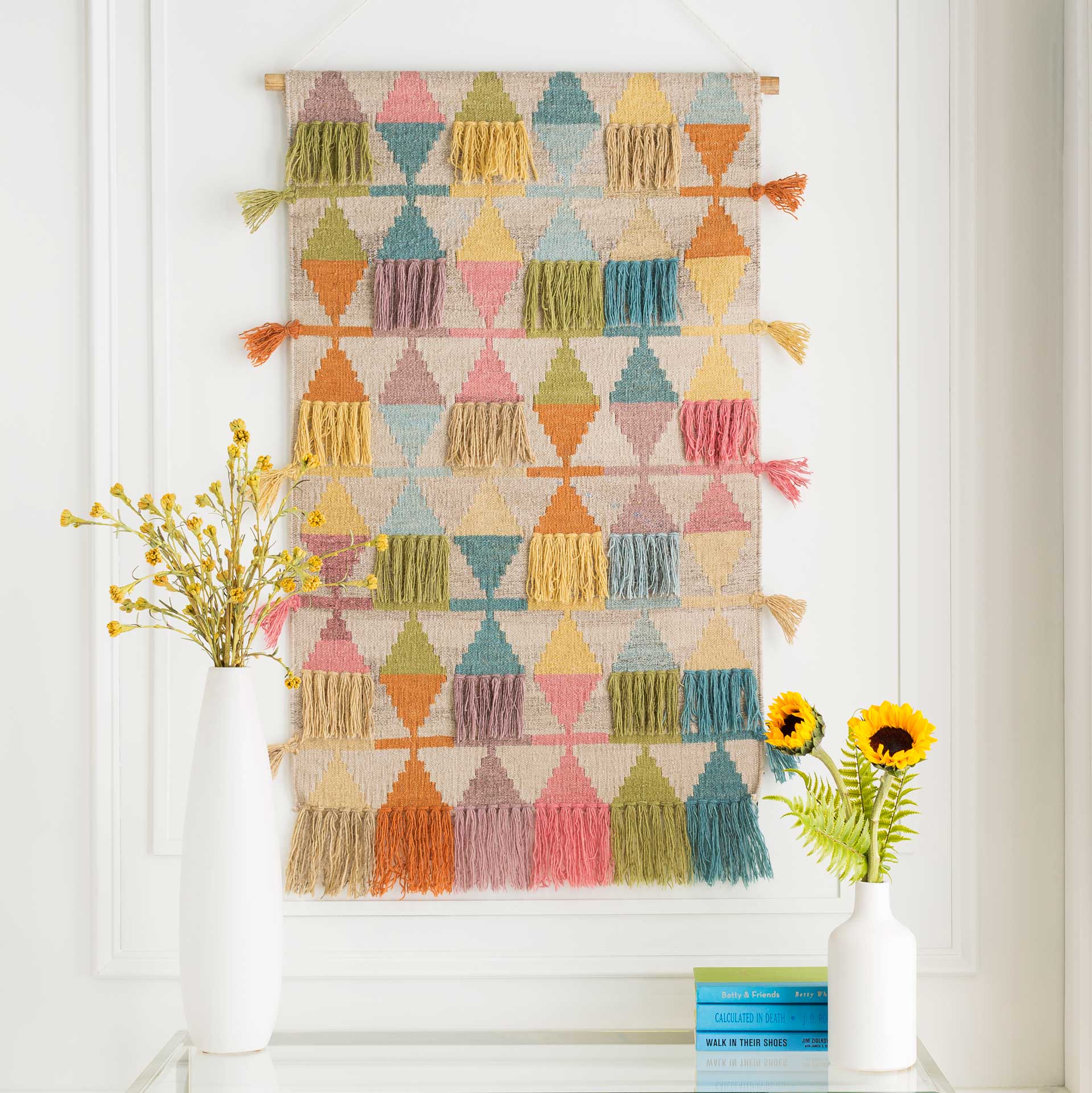 Abel Wall Hanging Bright Yellow/Beige/Wheat - Image 3
