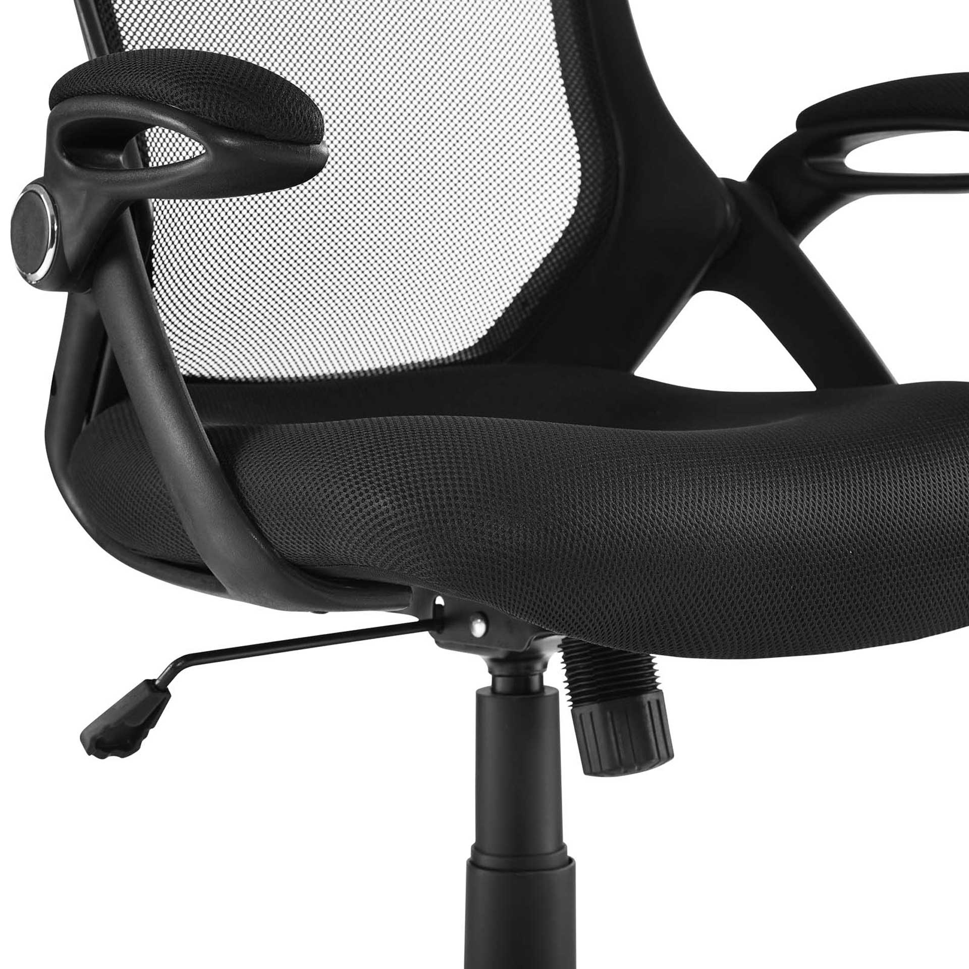 Abram Mesh Office Chair Black - Image 6