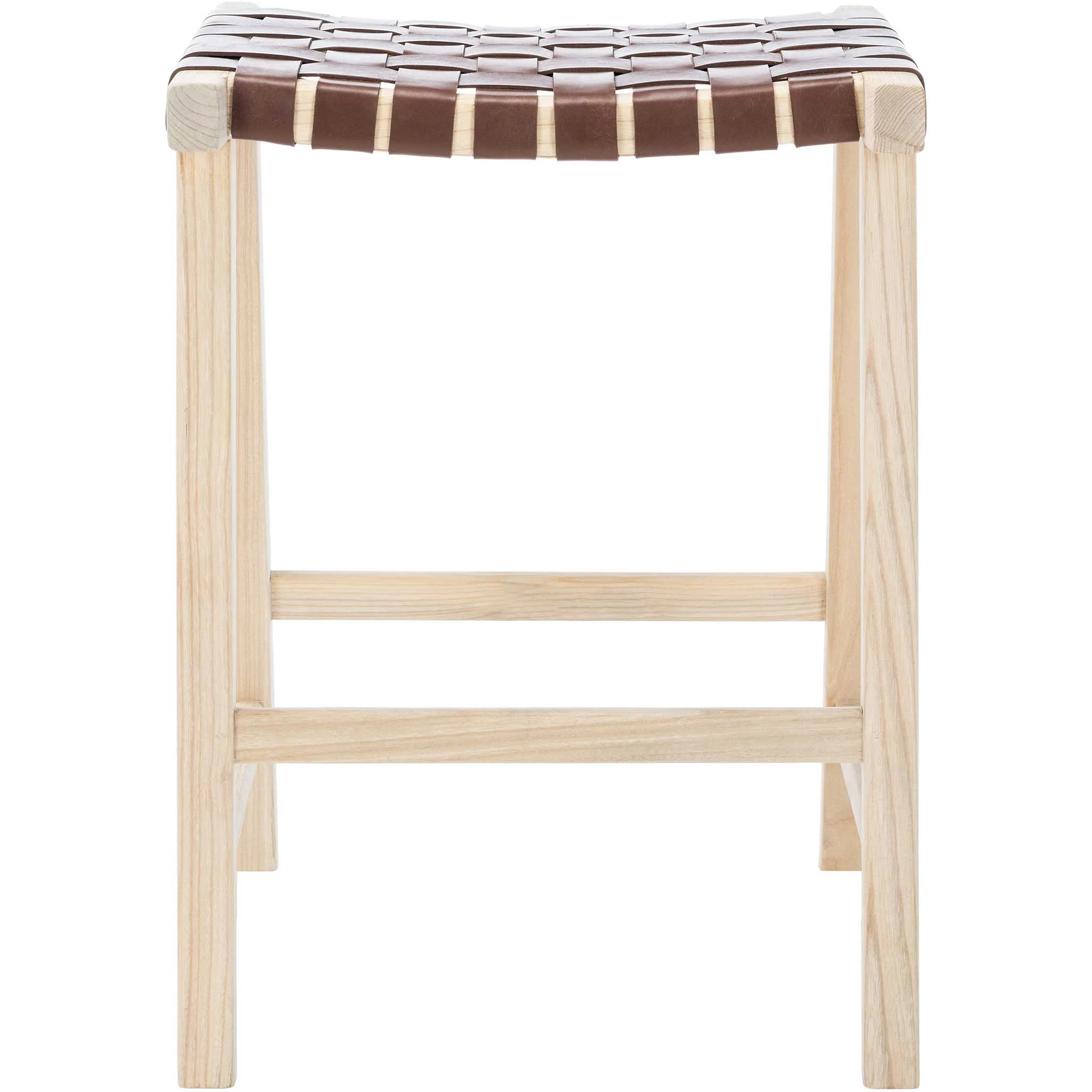 Abril Rectangle Bar Stool Cognac/Natural - Image 10