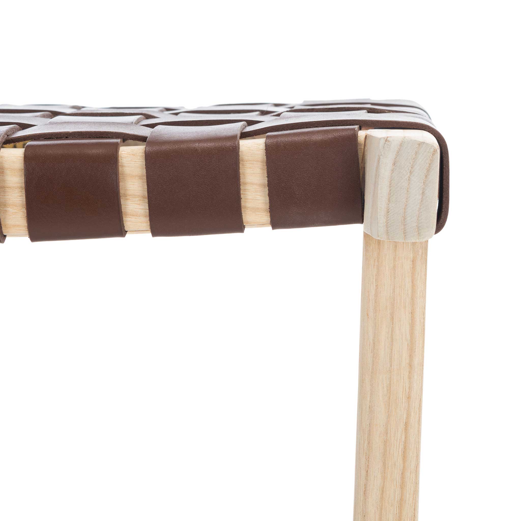 Abril Rectangle Bar Stool Cognac/Natural - Image 12