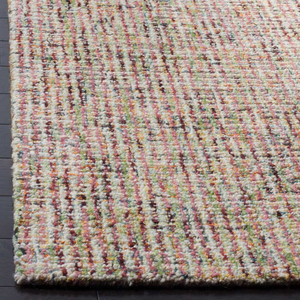 Abstract Beige/Rust Area Rug - Image 4
