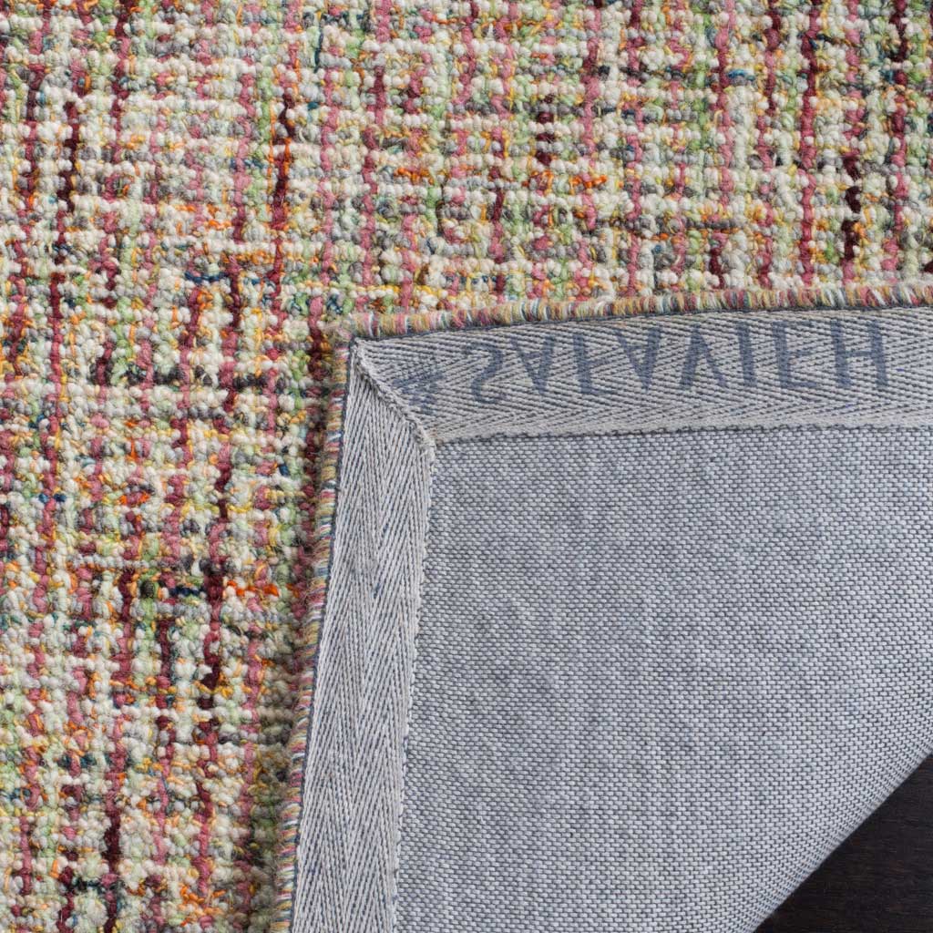Abstract Beige/Rust Area Rug - Image 5