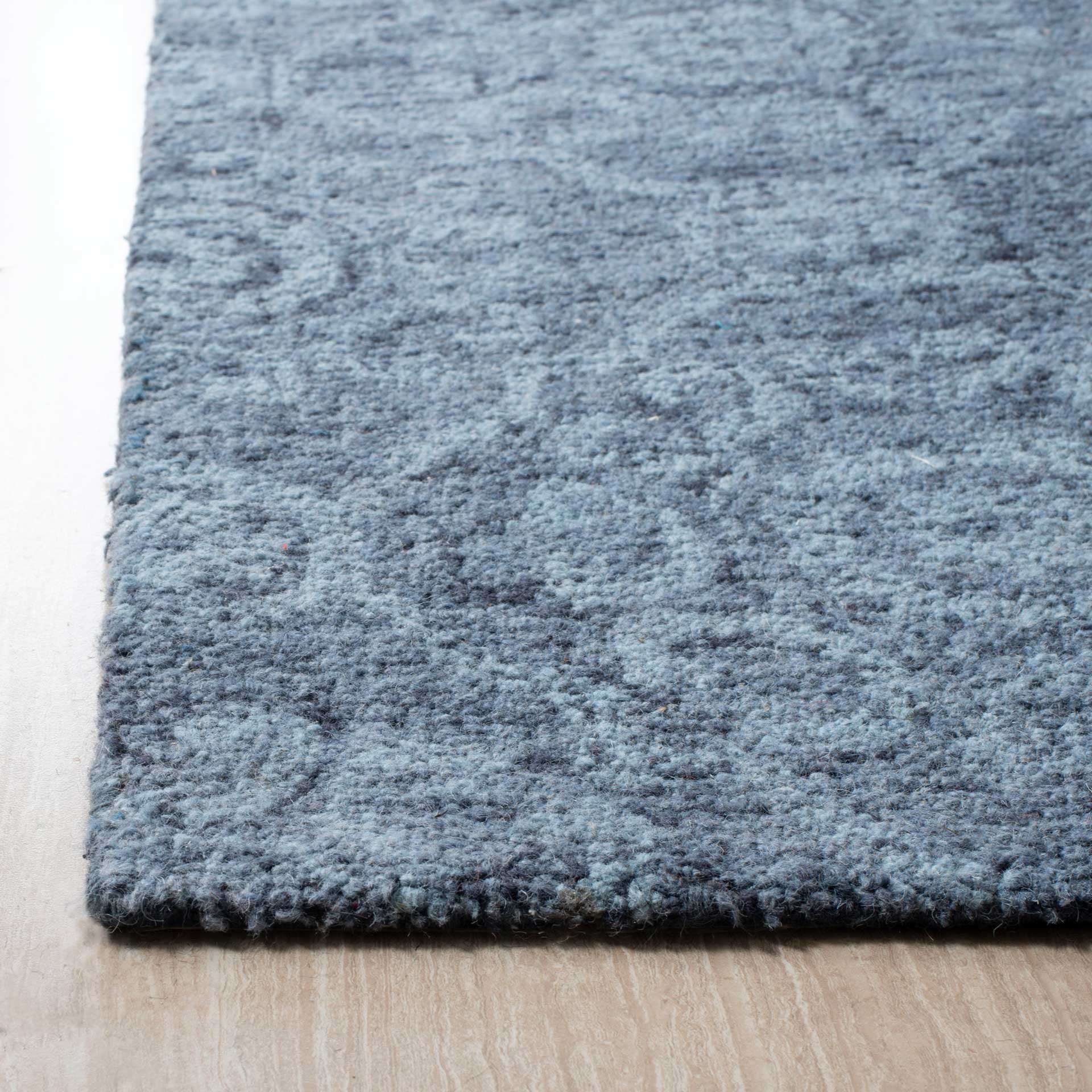 Abstract Blue Area Rug - Image 5