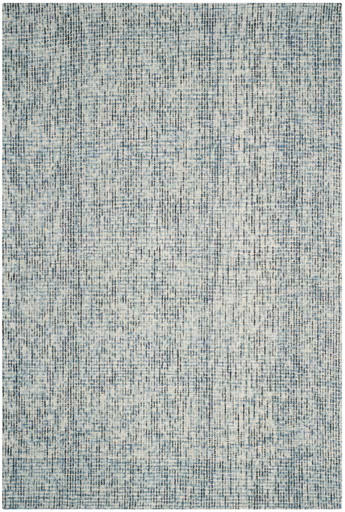 Abstract Blue/Charcoal Area Rug - Image 2