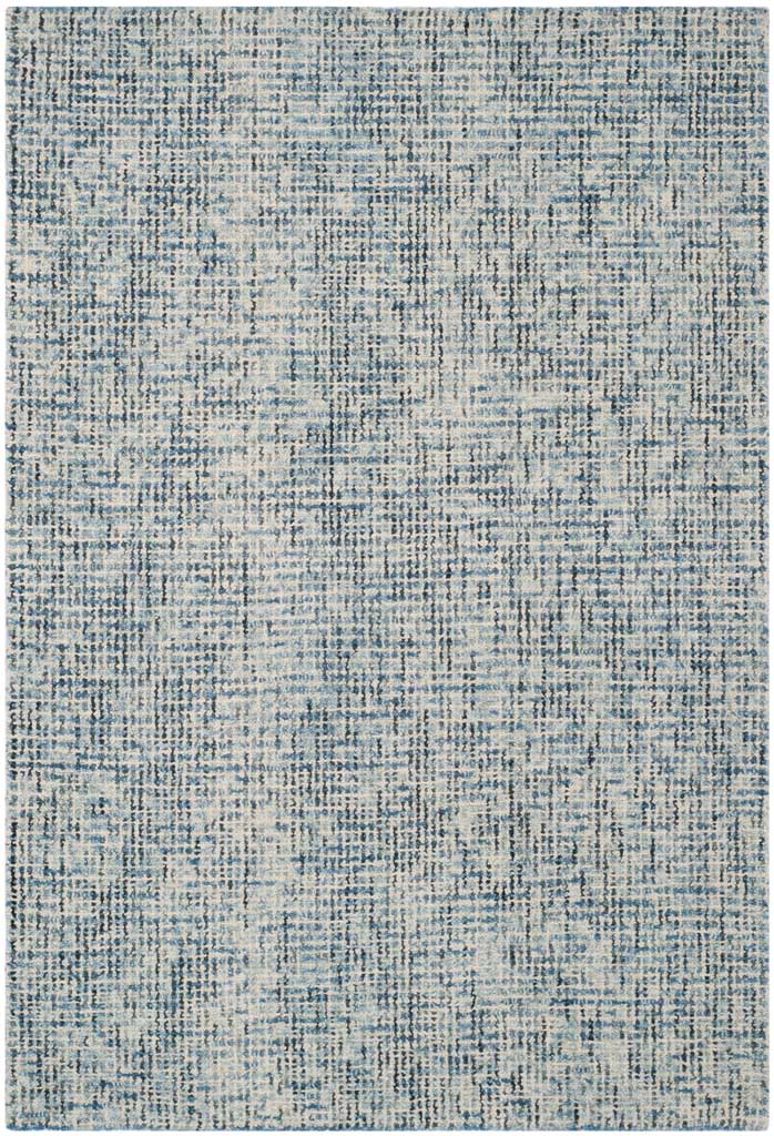 Abstract Blue/Charcoal Area Rug - Image 3
