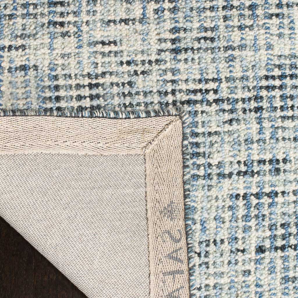 Abstract Blue/Charcoal Area Rug - Image 5