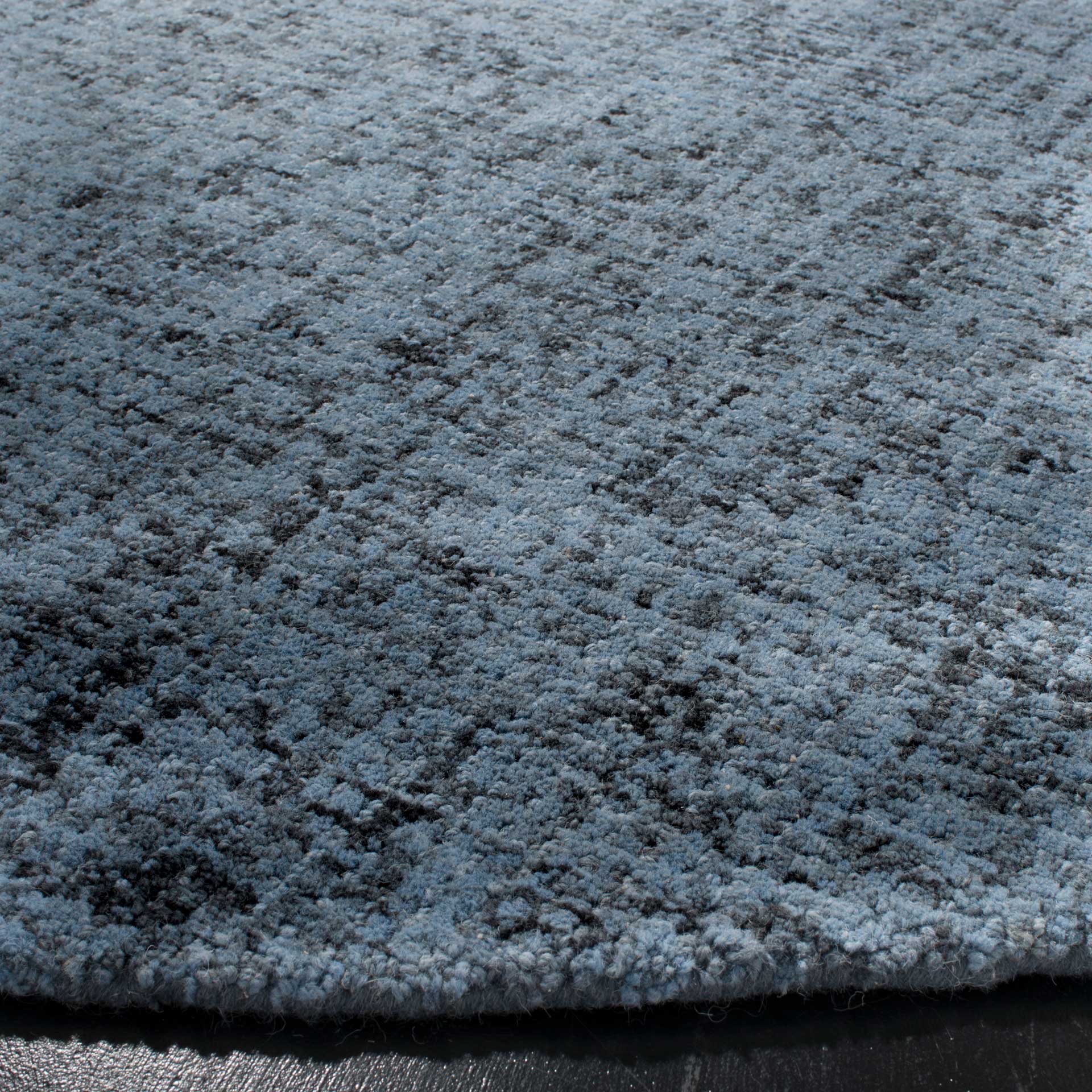 Abstract Blue/Multi Round Rug - Image 2