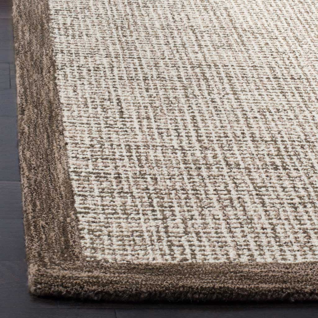 Abstract Brown/Ivory Area Rug - Image 4