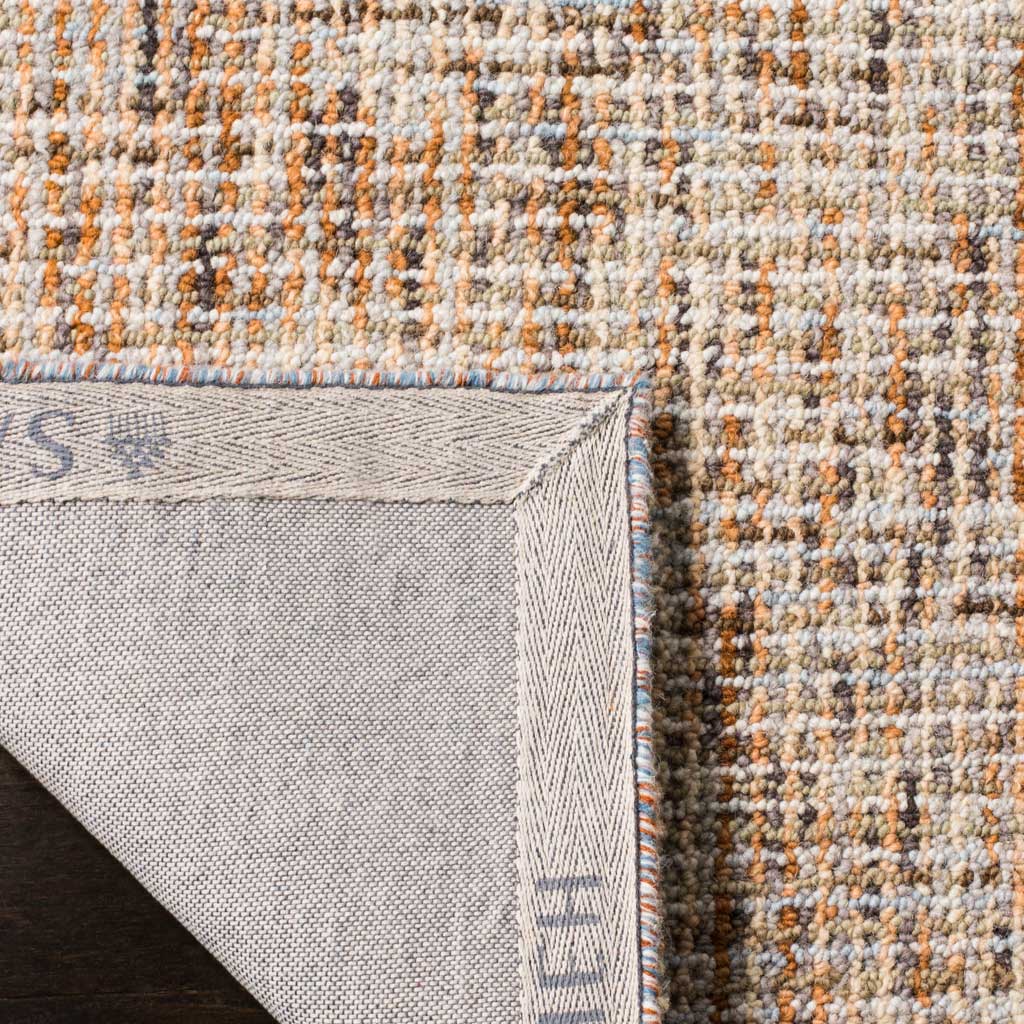Abstract Gold/Blue Area Rug - Image 5