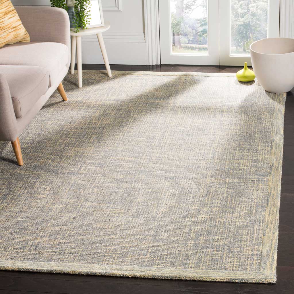Abstract Gold/Gray Area Rug - Image 6