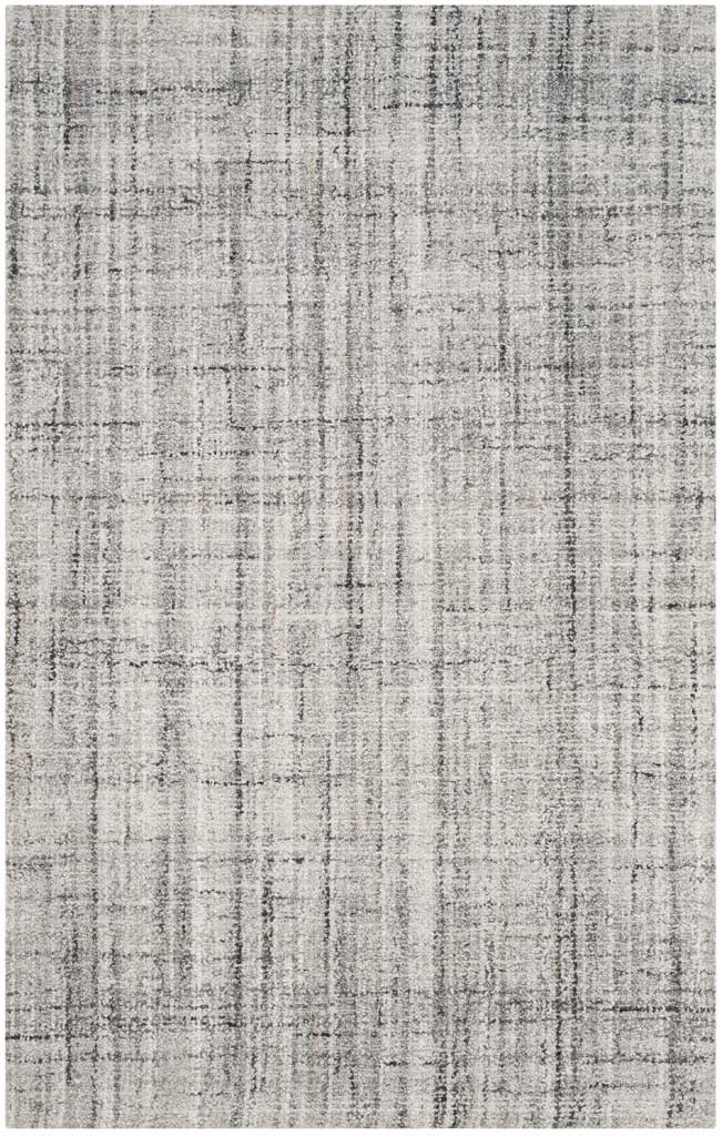 Abstract Gray/Black Area Rug - Image 3