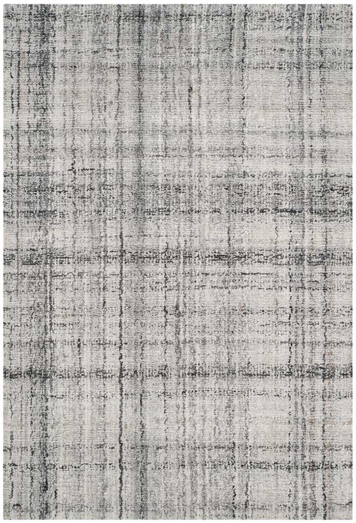 Abstract Gray/Black Area Rug - Image 4