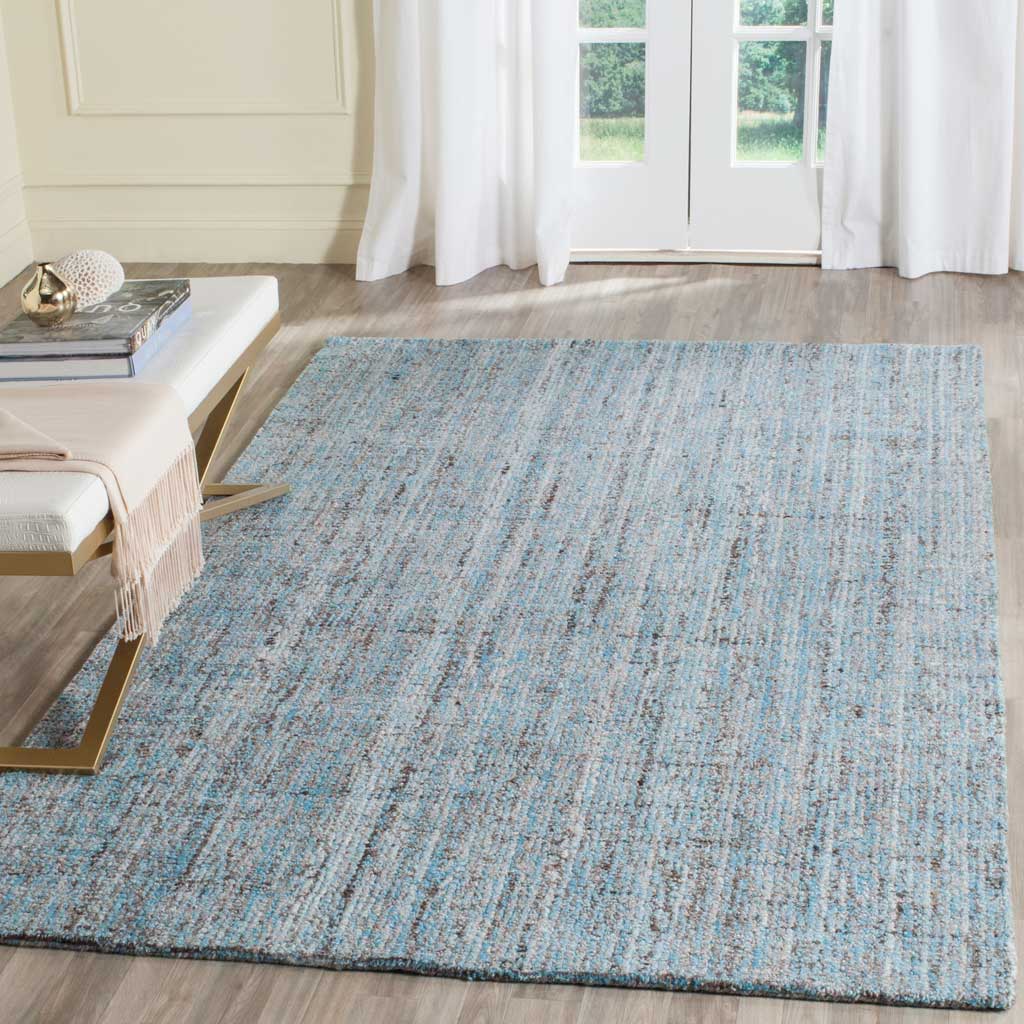 Abstract Light Blue/Multi Area Rug - Image 6