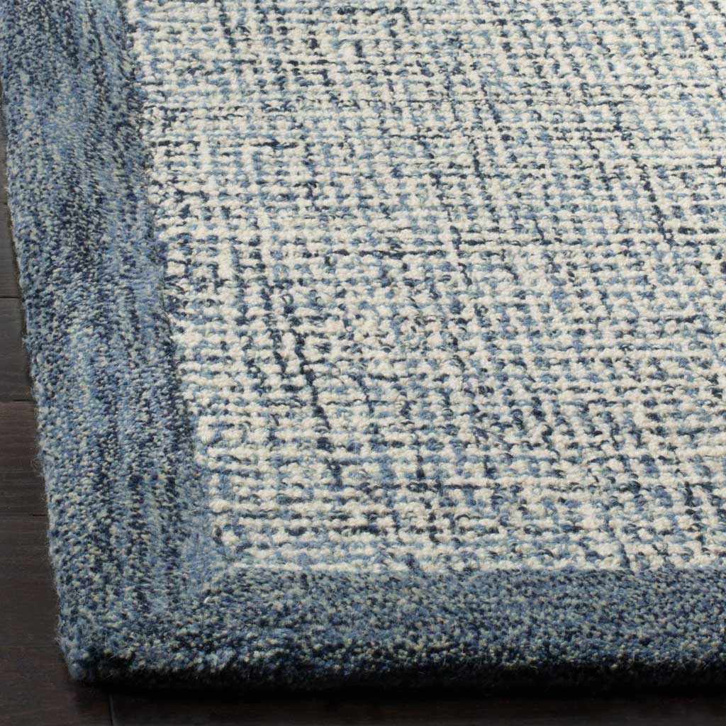 Abstract Navy/Ivory Area Rug - Image 4