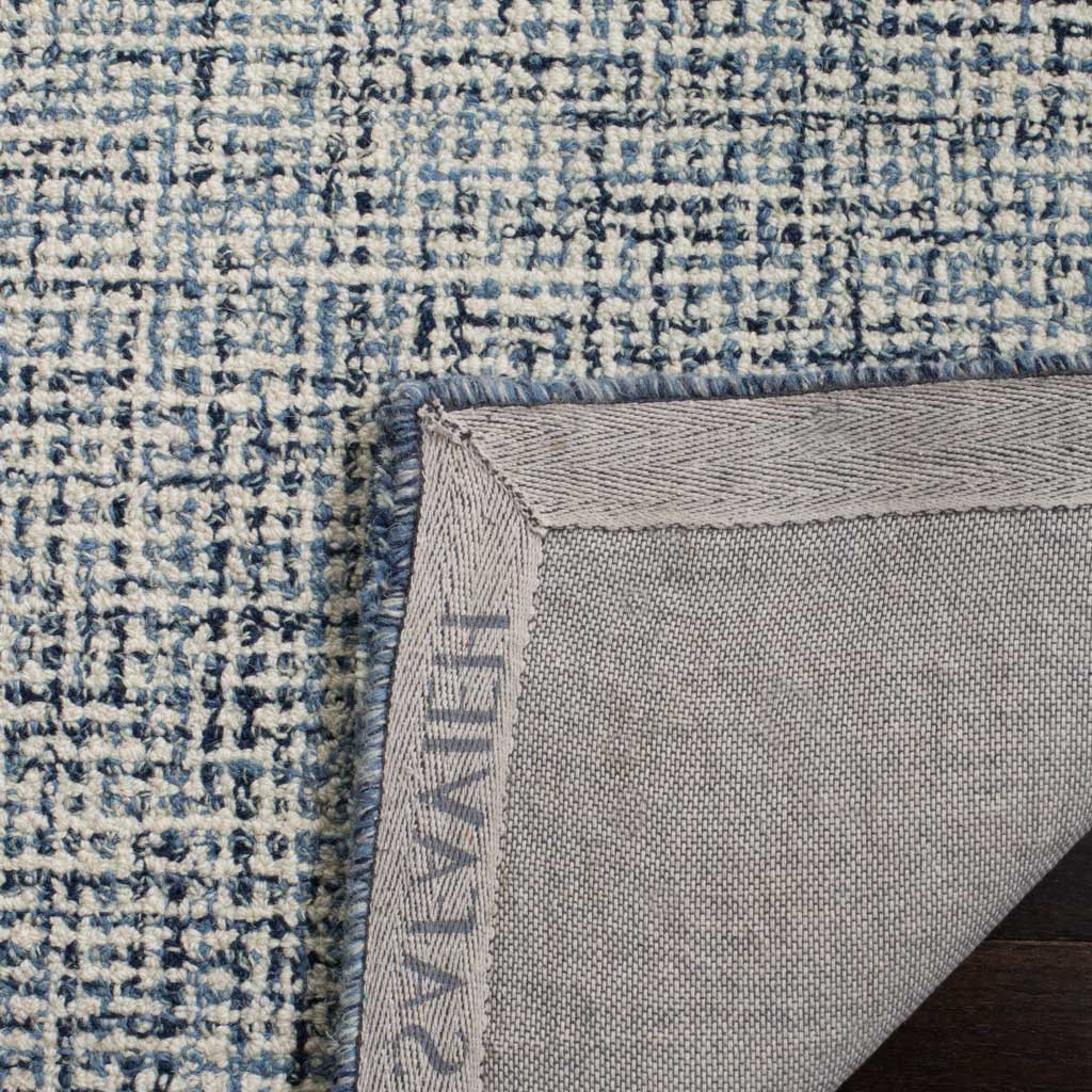Abstract Navy/Ivory Area Rug - Image 5