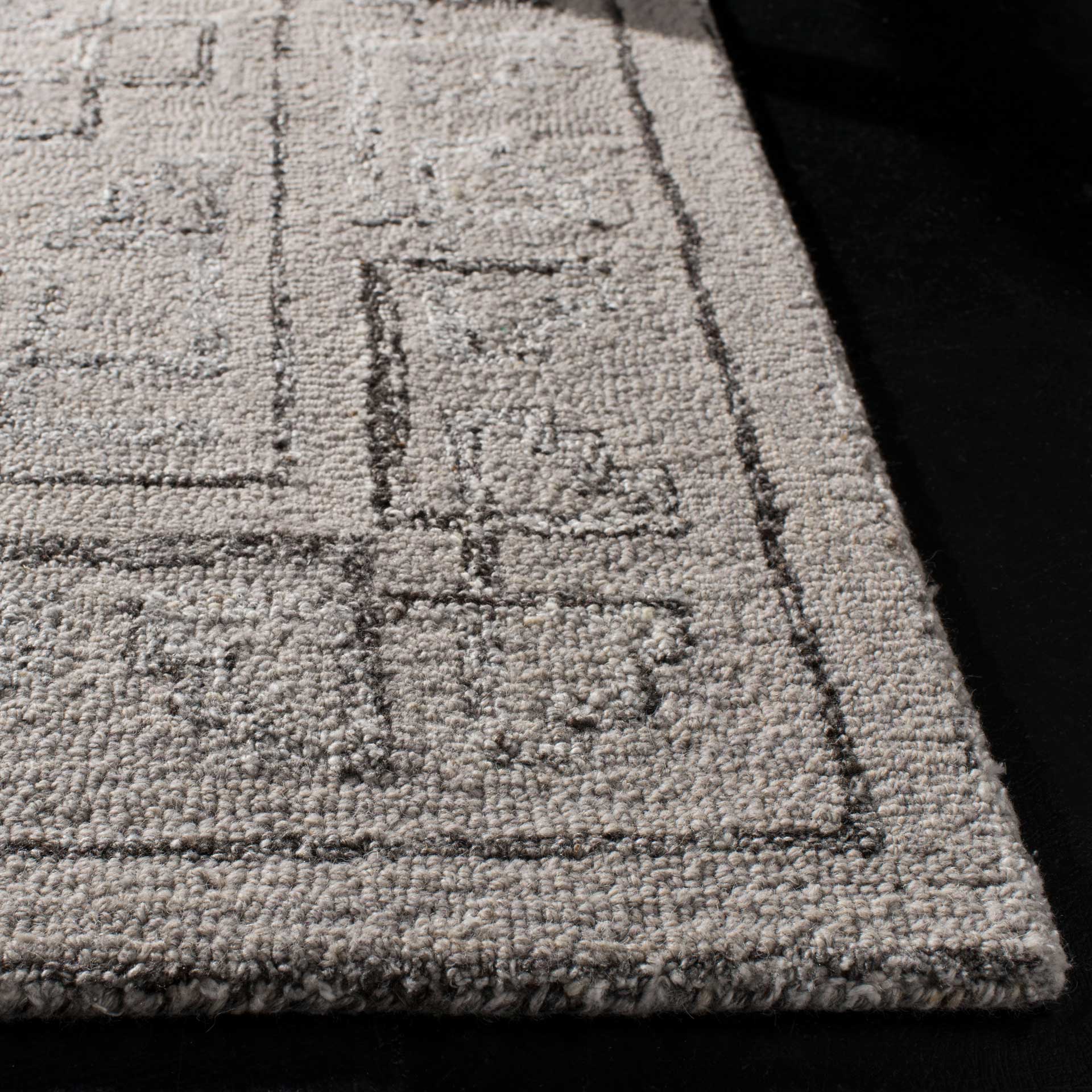 Abstract Taupe/Black Area Rug - Image 2