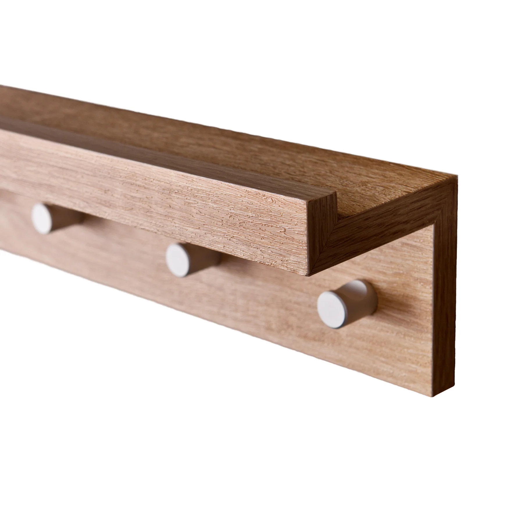 Ace Hanger Wall Shelf Light Oak - Image 2