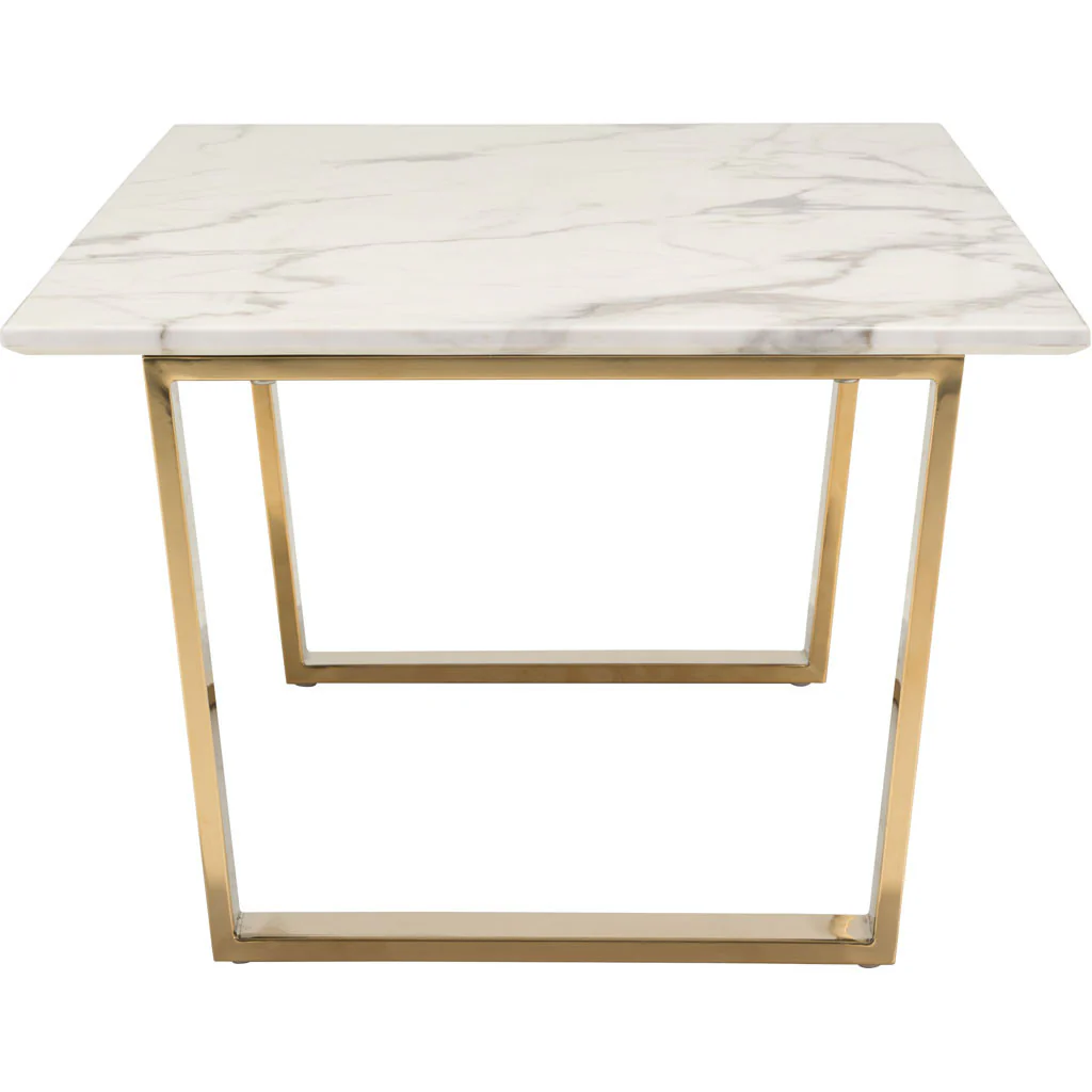 Acel Coffee Table Stone & Gold - Image 2