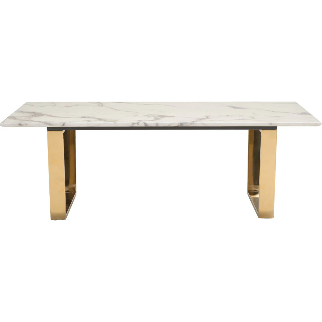 Acel Coffee Table Stone & Gold - Image 3