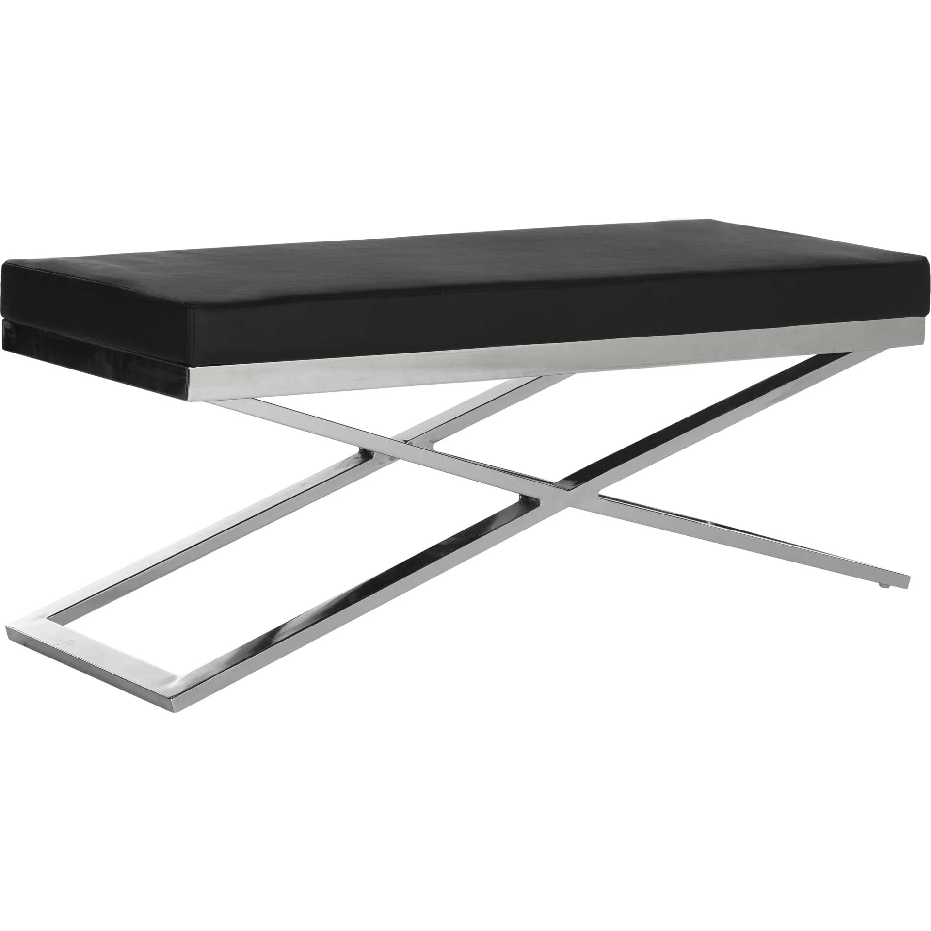 Achilles Bench Black/Silver/Chrome - Image 2