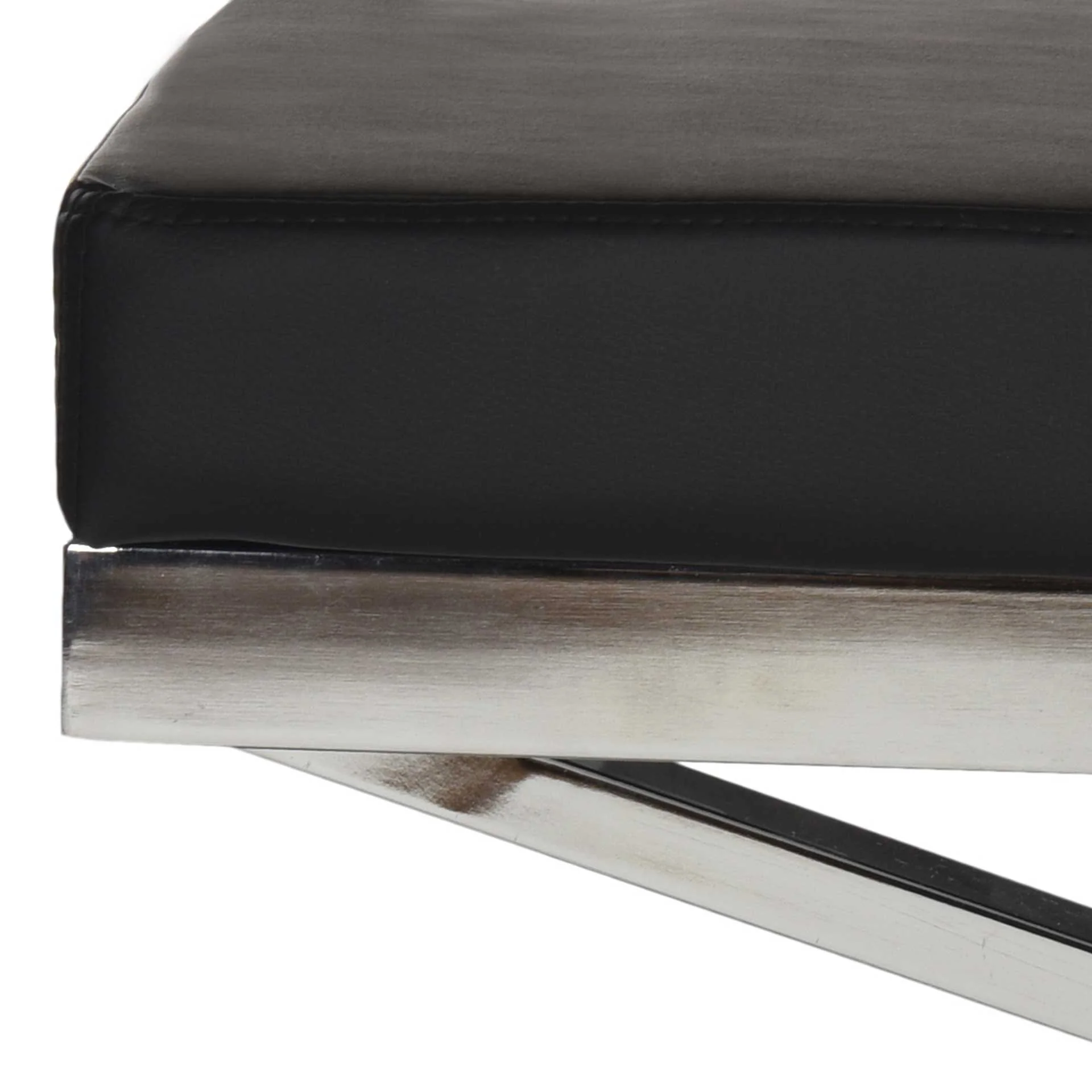 Achilles Bench Black/Silver/Chrome - Image 3