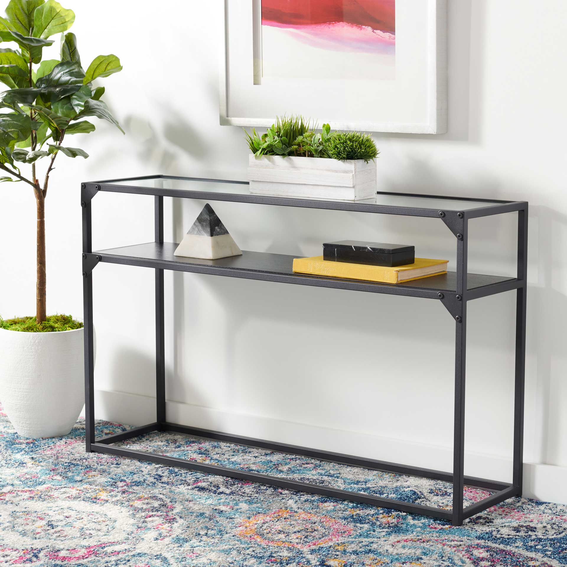 Acra Console Table Black - Image 4