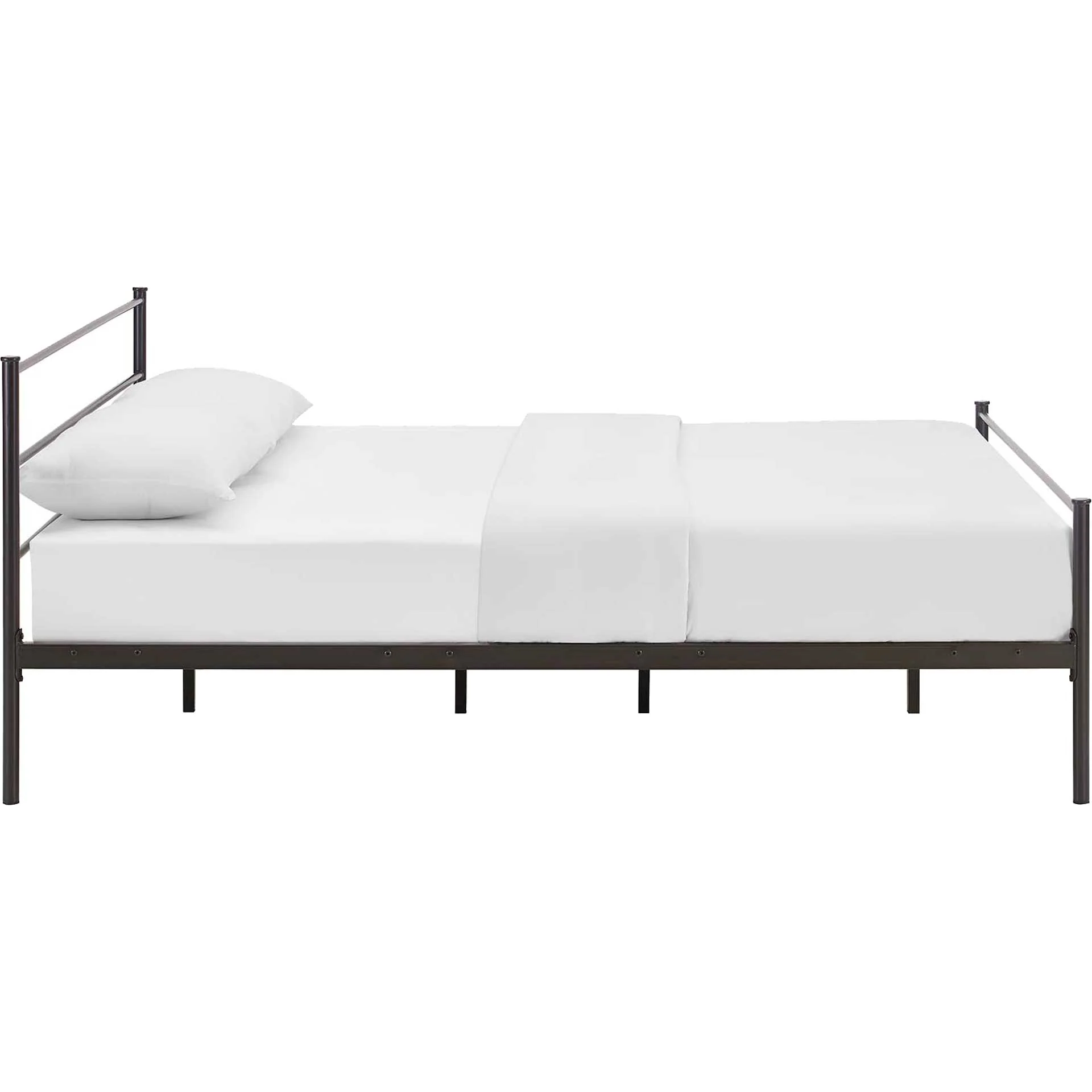 Adalina Bed Frame Brown - Image 3