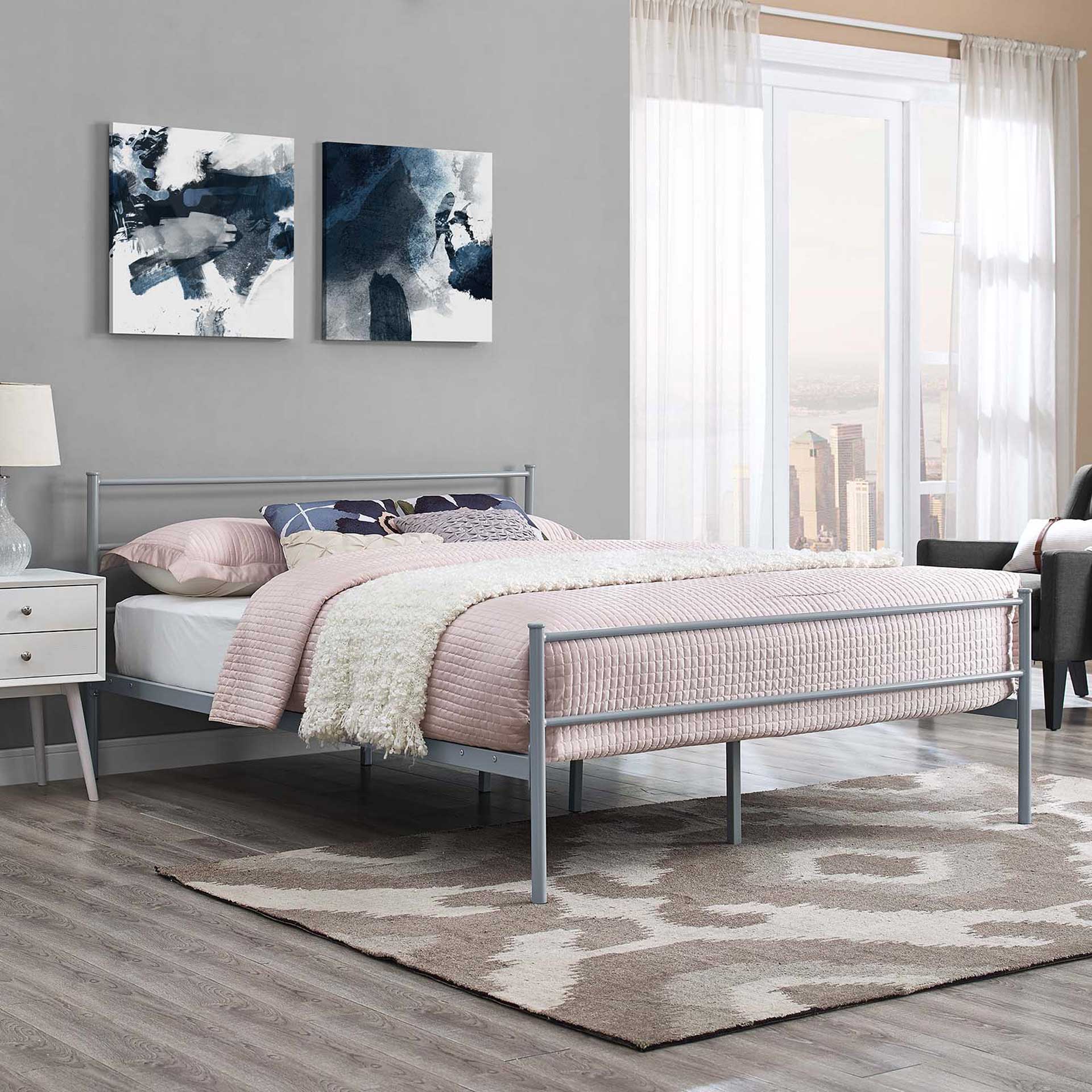 Adalina Bed Frame Gray - Image 5