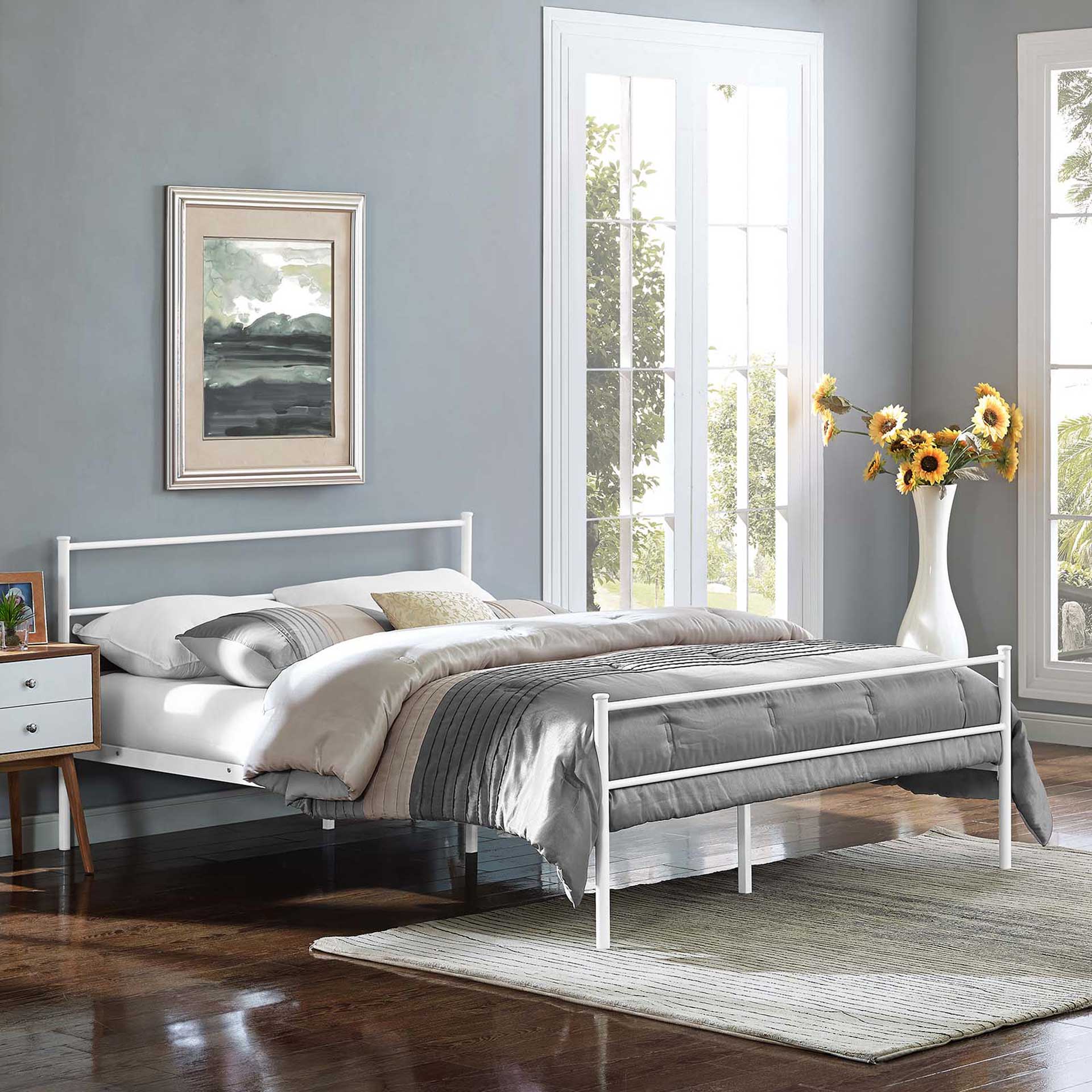 Adalina Bed Frame White - Image 5