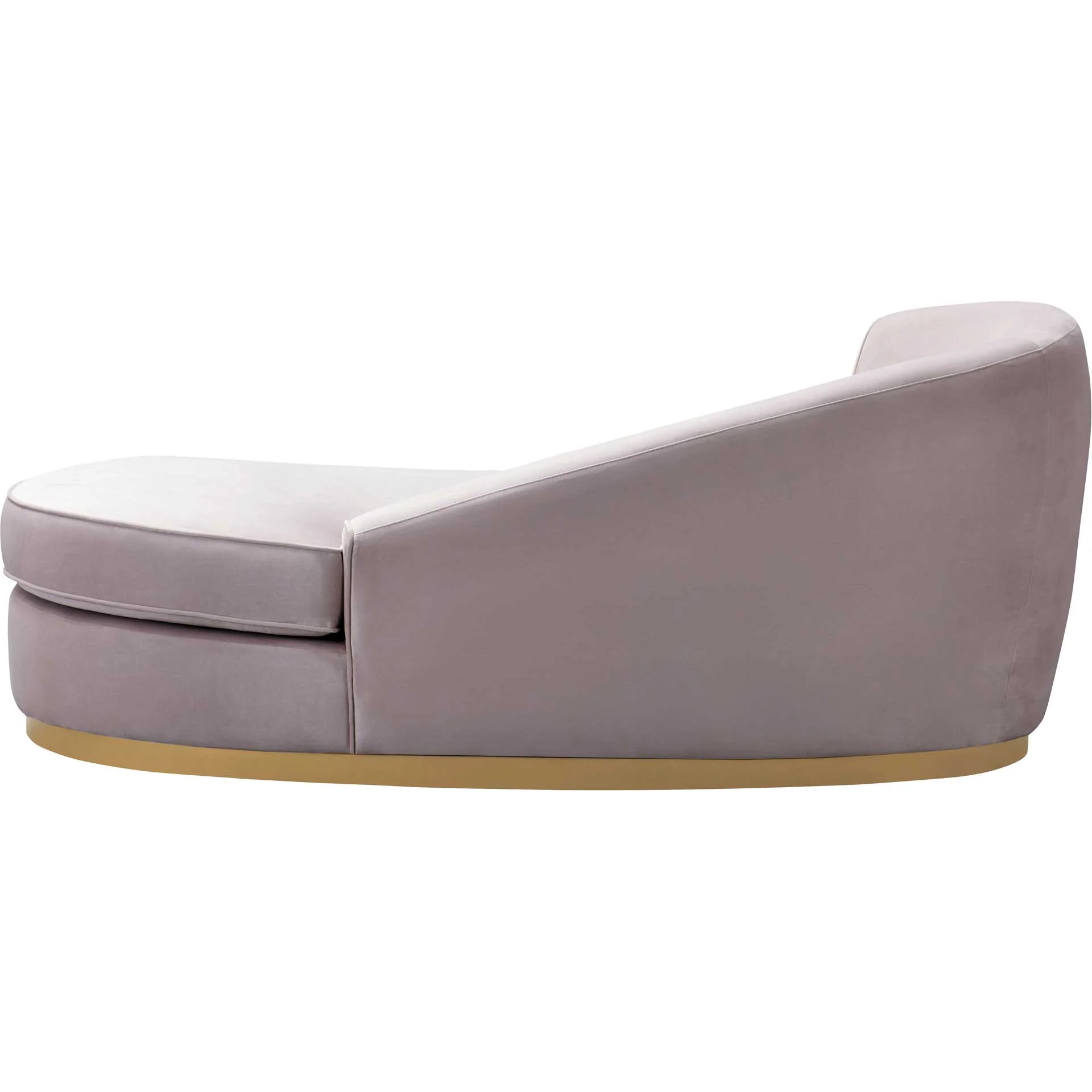 Adam Velvet Chaise Blush - Image 3