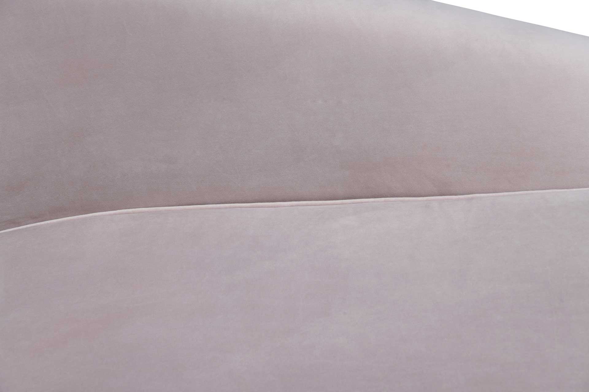 Adam Velvet Chaise Blush - Image 4