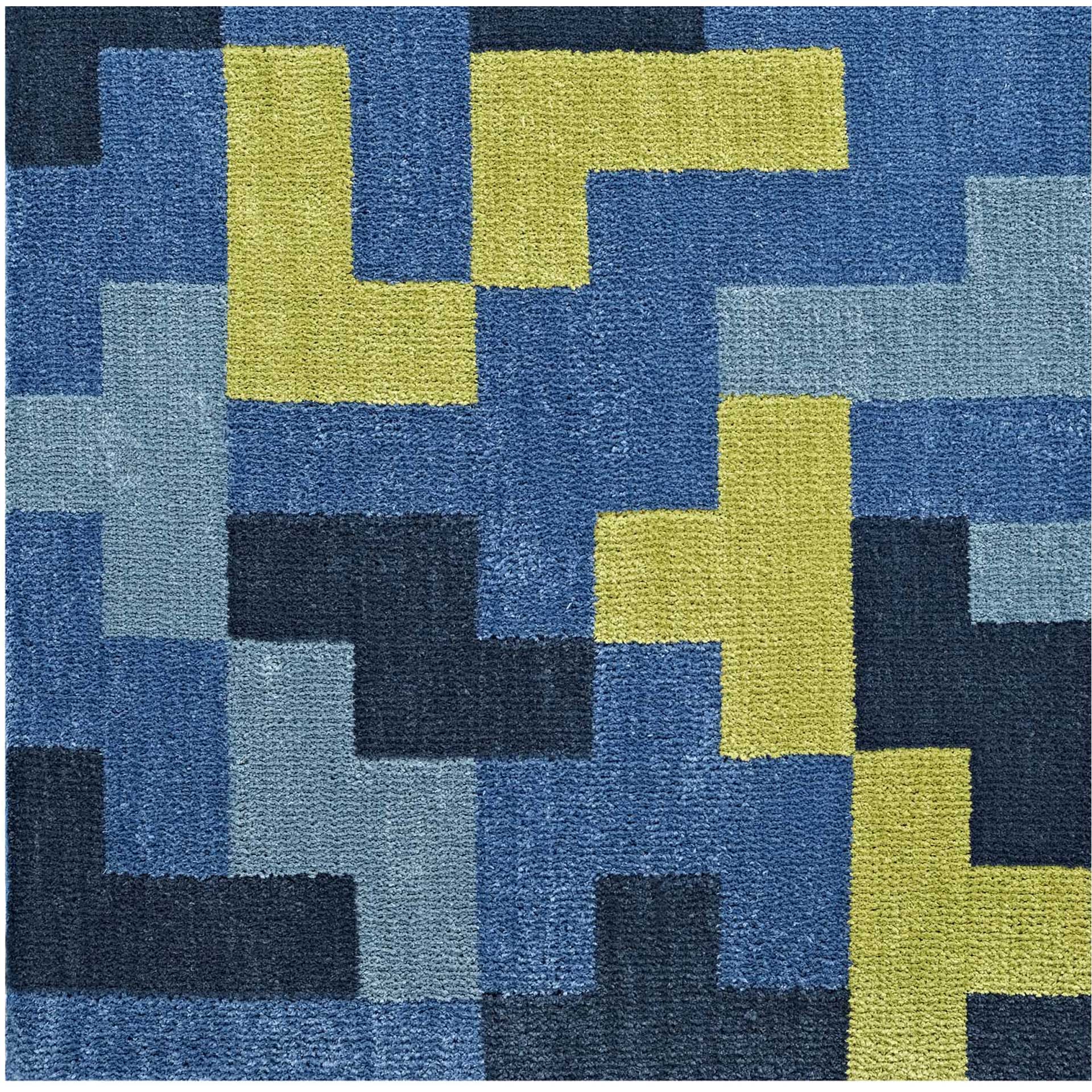 Adams Area Rug Multi/Blue/Light Olive/Green - Image 3