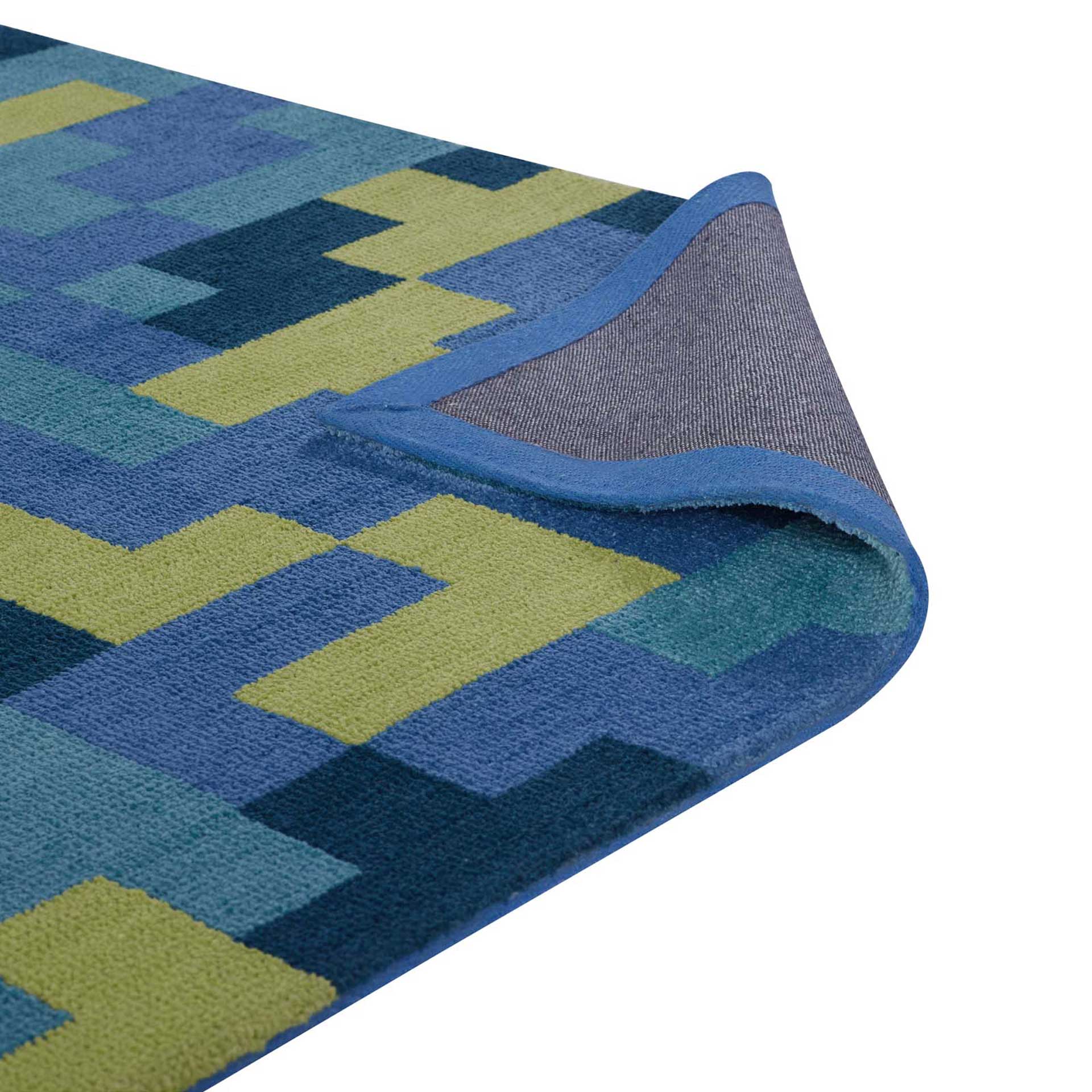 Adams Area Rug Multi/Blue/Light Olive/Green - Image 4