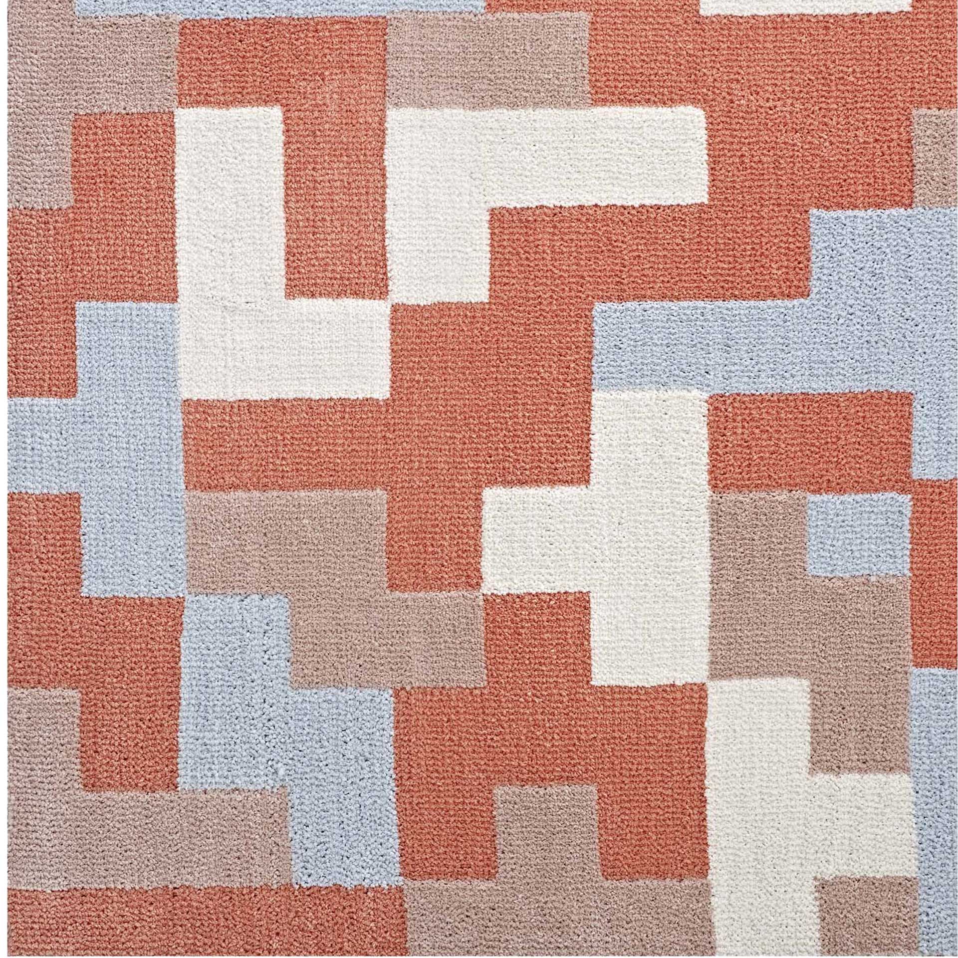 Adams Area Rug Multi/Coral/Light Blue - Image 3