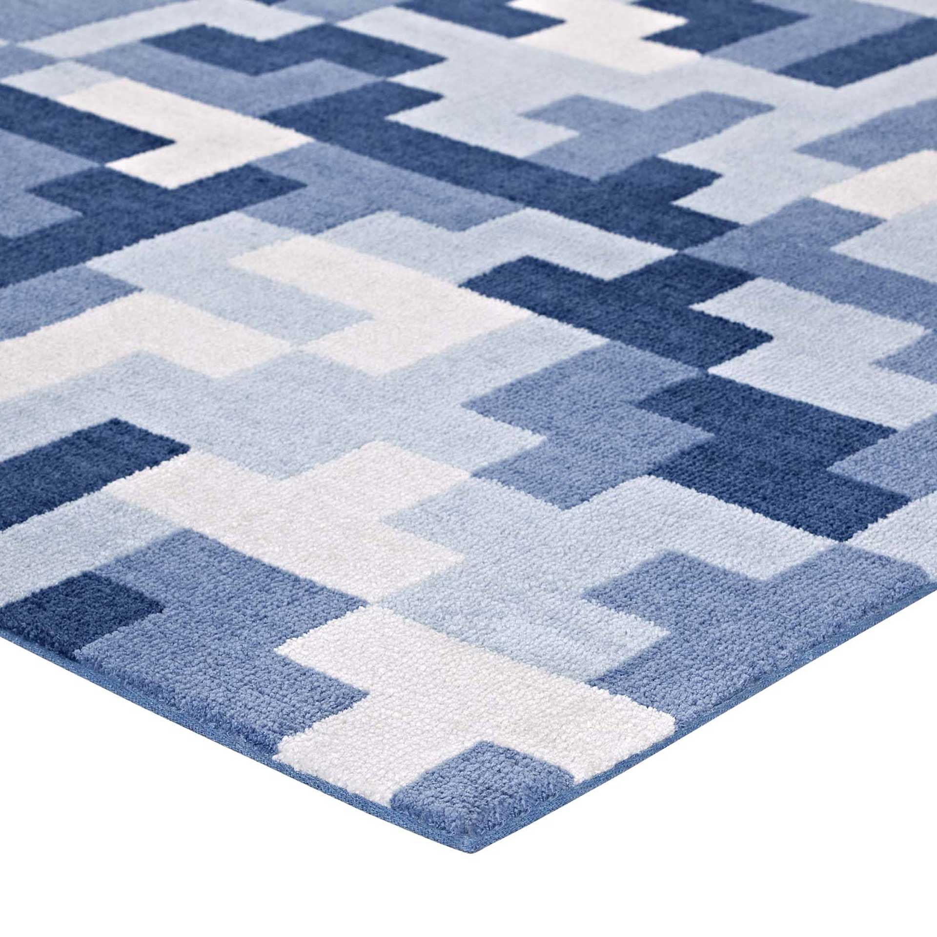 Adams Area Rug Multi/Light/Dark Blue - Image 2