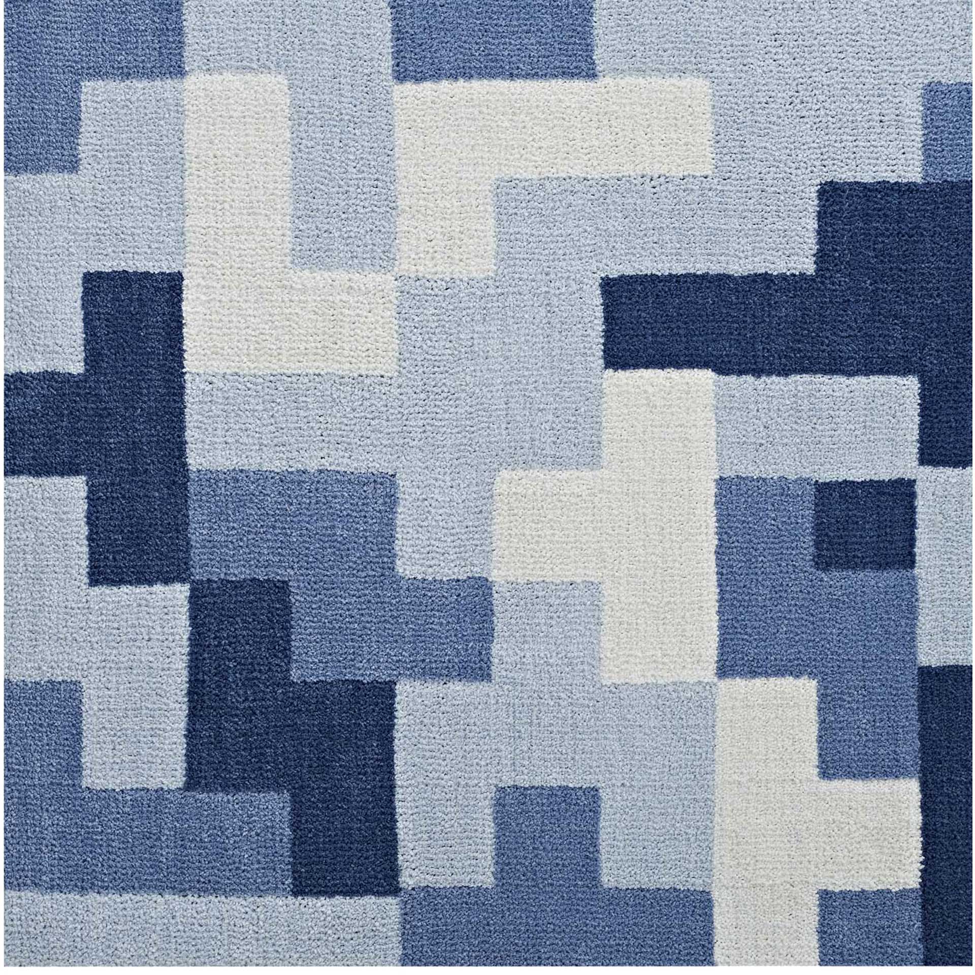 Adams Area Rug Multi/Light/Dark Blue - Image 3
