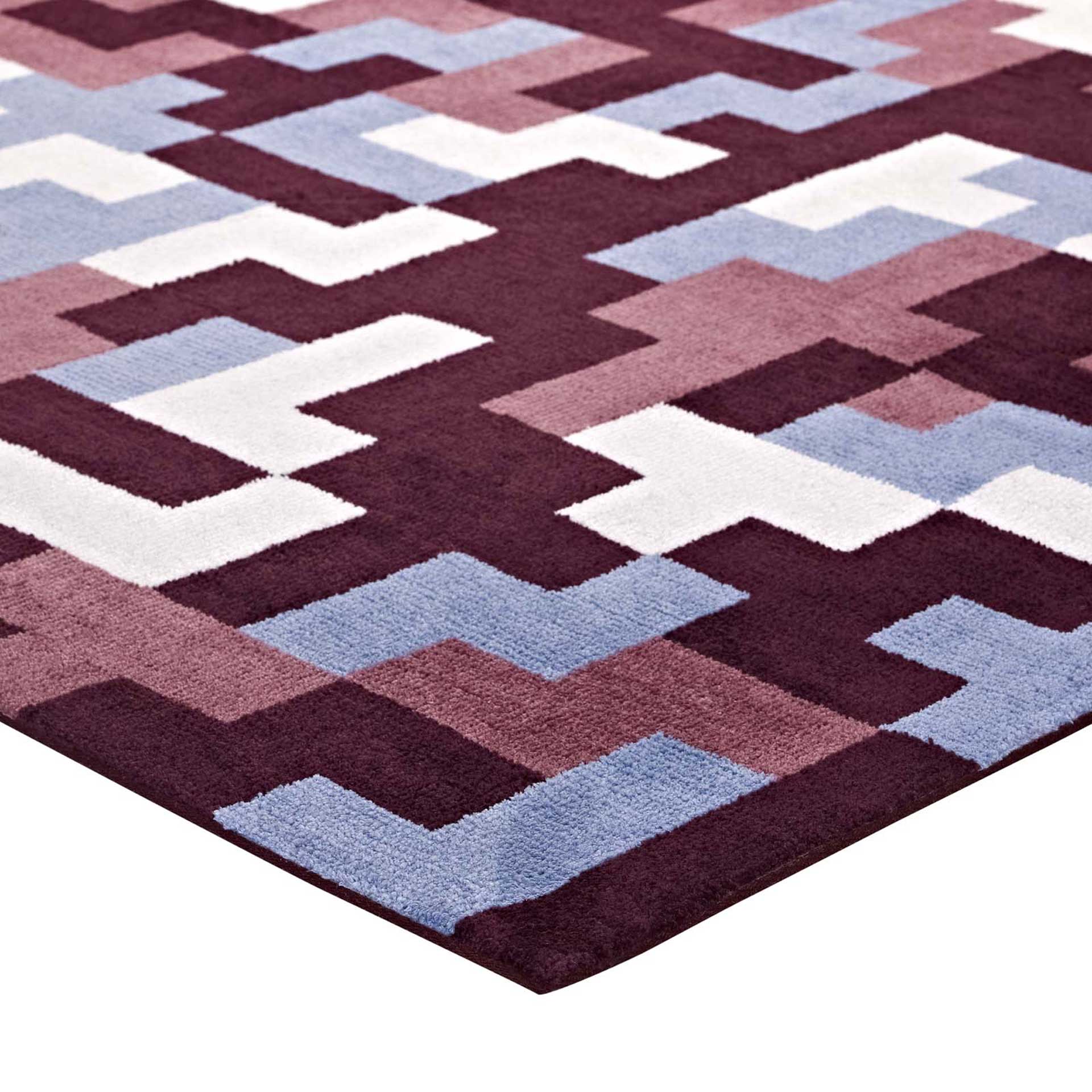 Adams Area Rug Multi/Red/Light Blue - Image 2