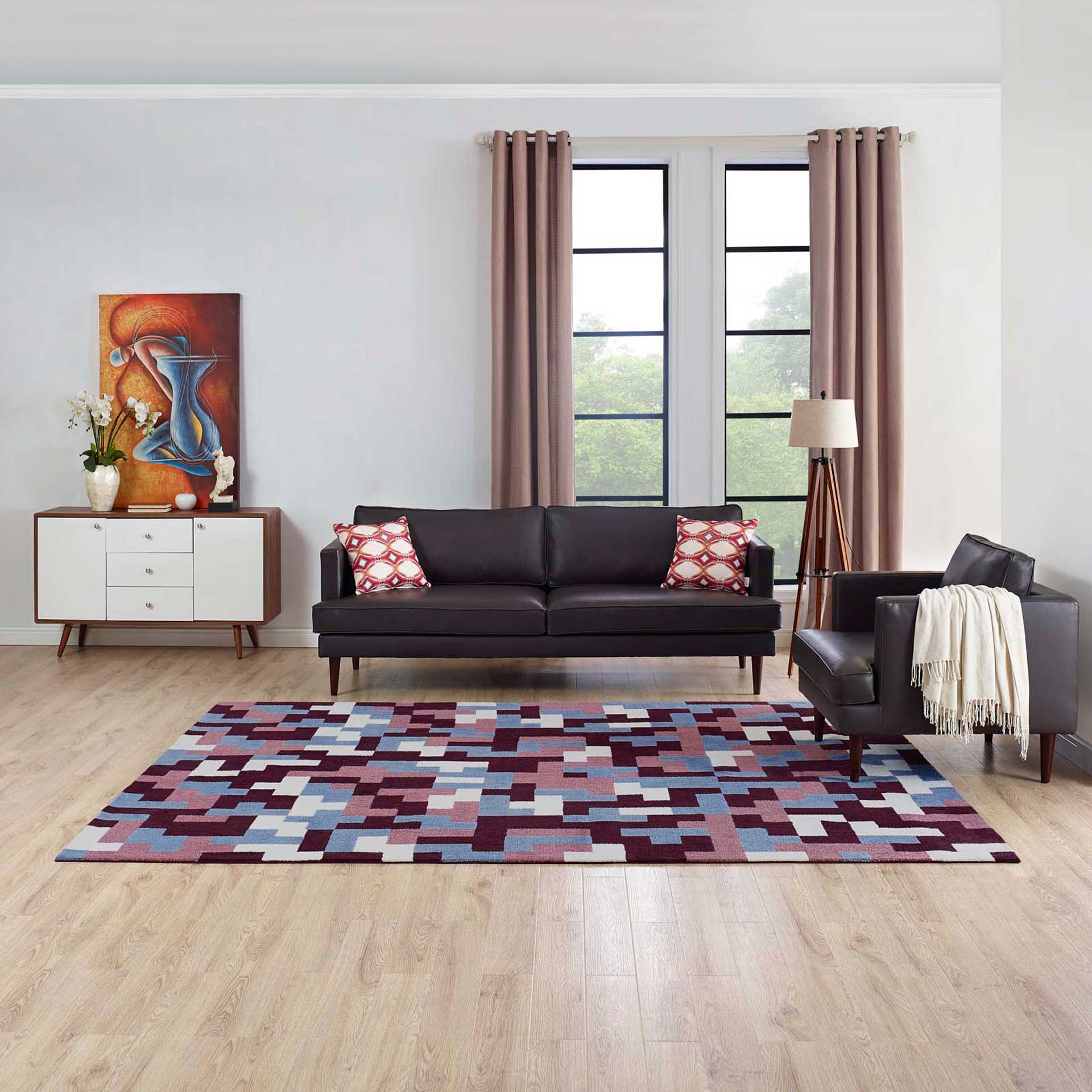 Adams Area Rug Multi/Red/Light Blue - Image 7