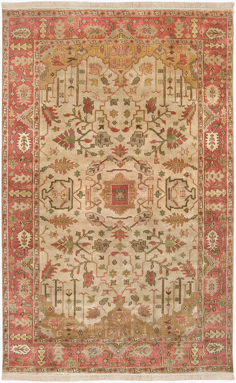Adana Gold/Burgundy Area Rug - Image 2