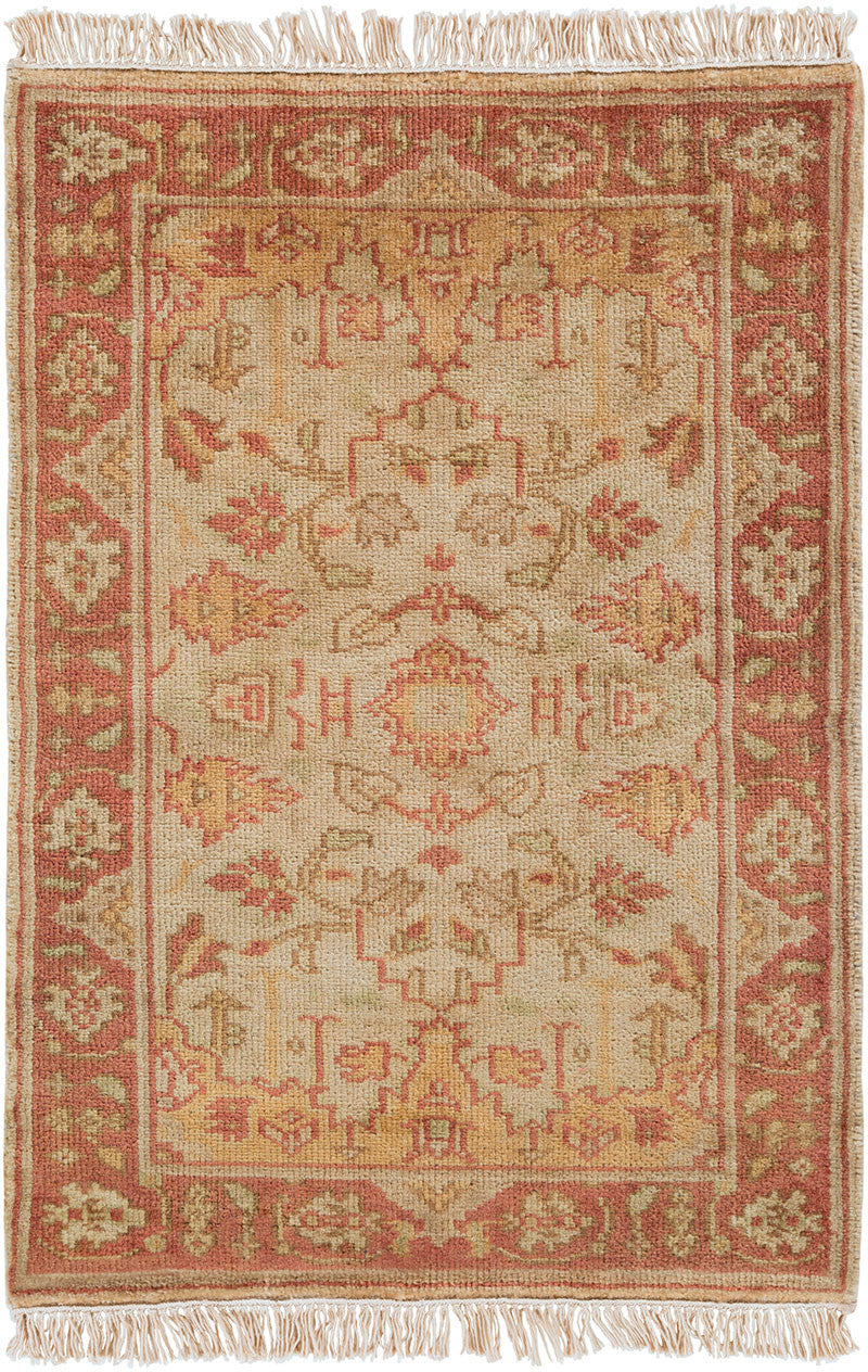 Adana Gold/Burgundy Area Rug - Image 3