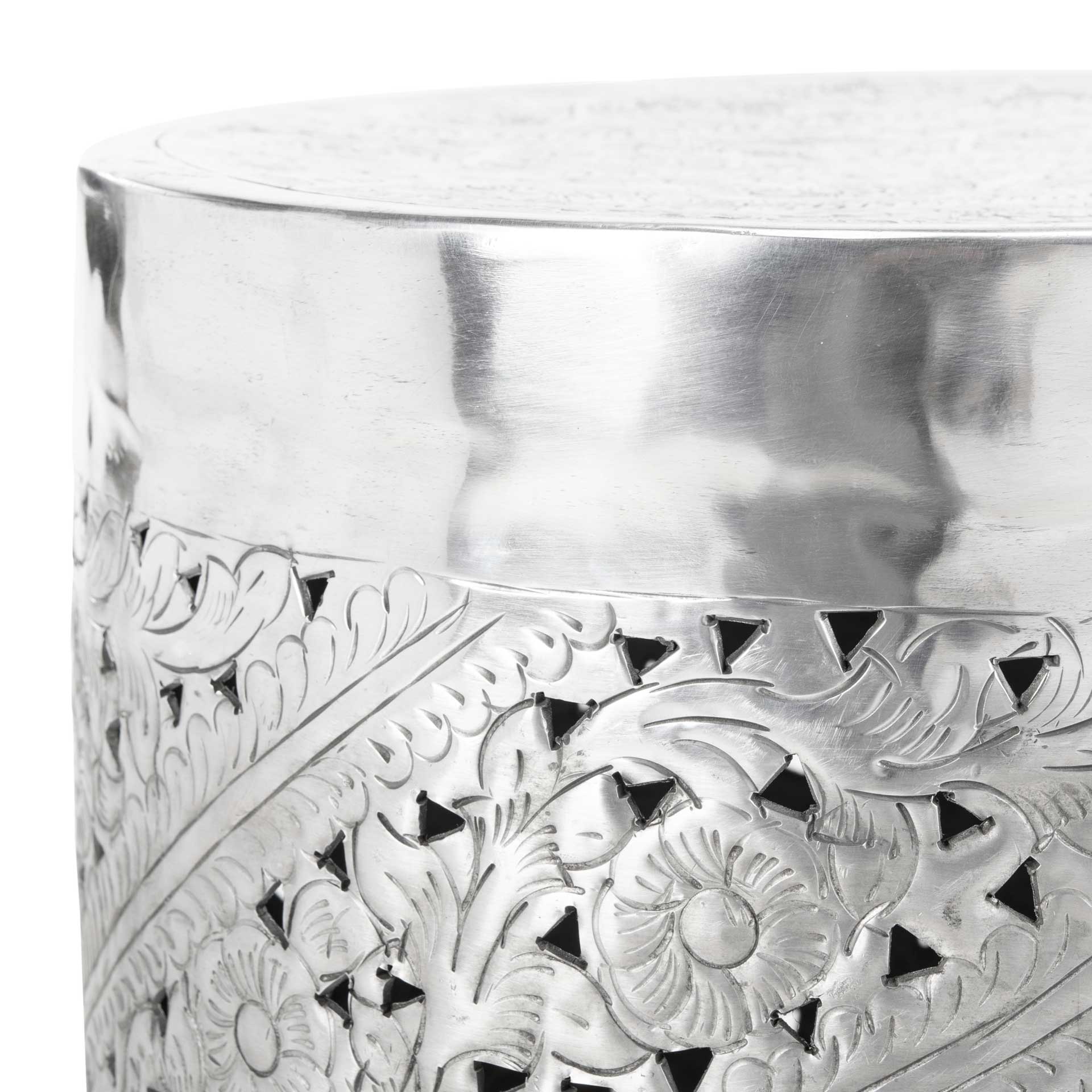 Addie End Table Silver - Image 2