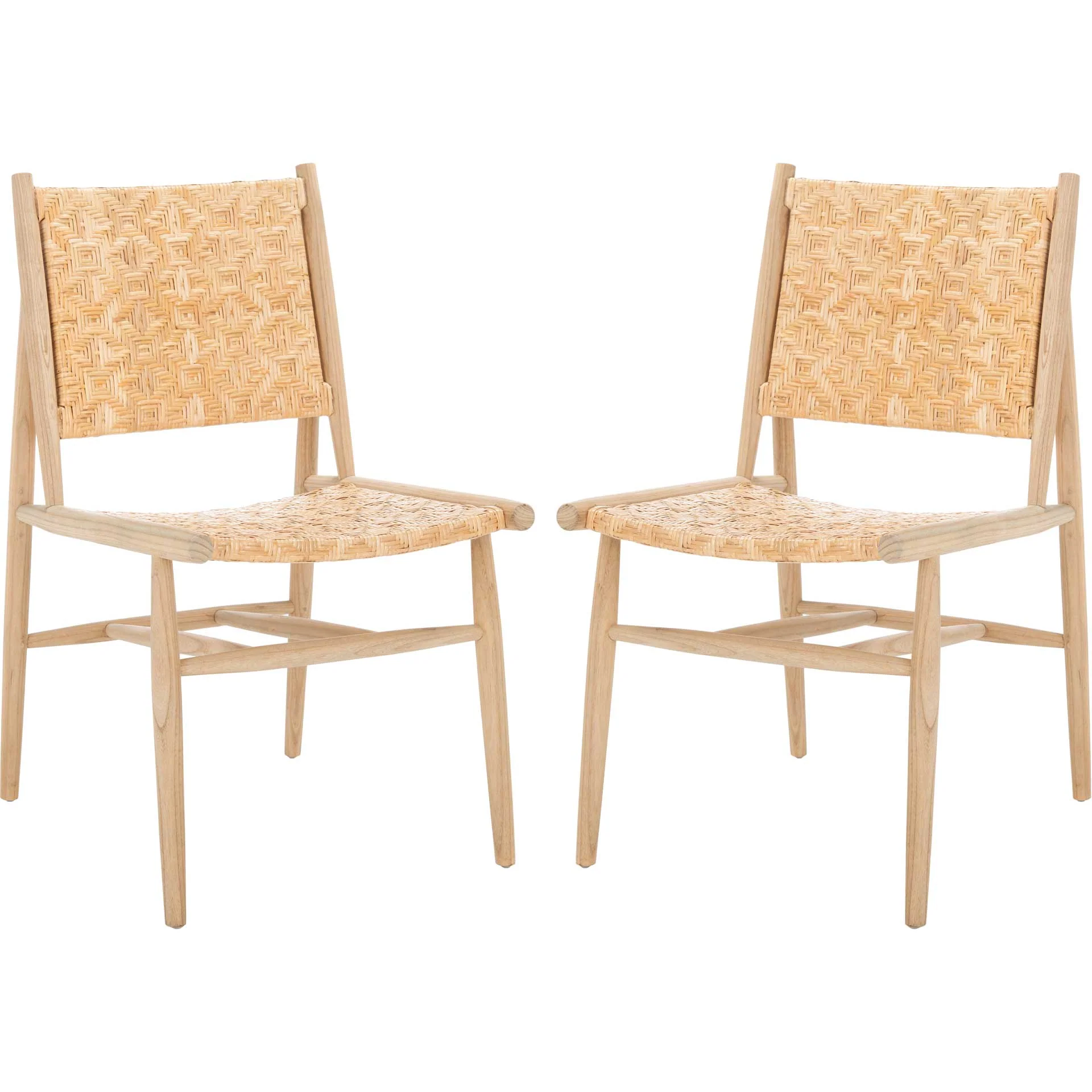 Addison Rattan Dining Chair Natural (Set of 2) - Image 2