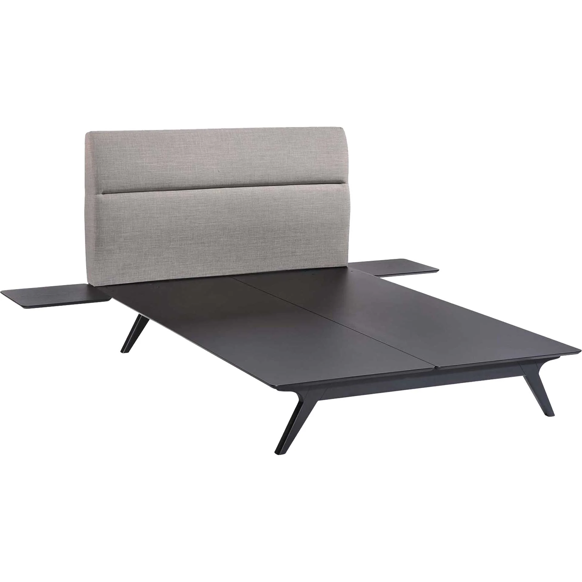 Addy Bed Gray With Side Tables - Image 3