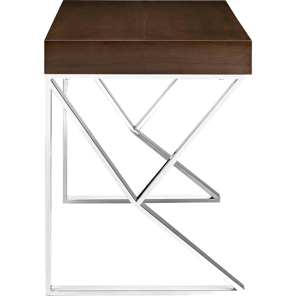 Adelaide Desk Brown - Image 2